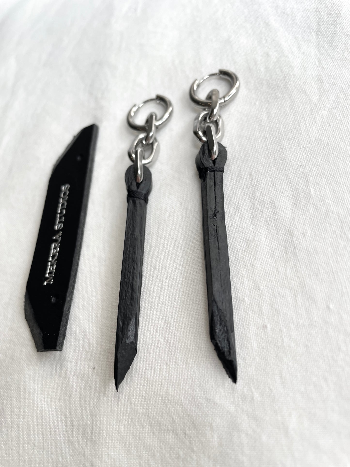 Wings15 Leather Earrings -MEKERA STUDIOS