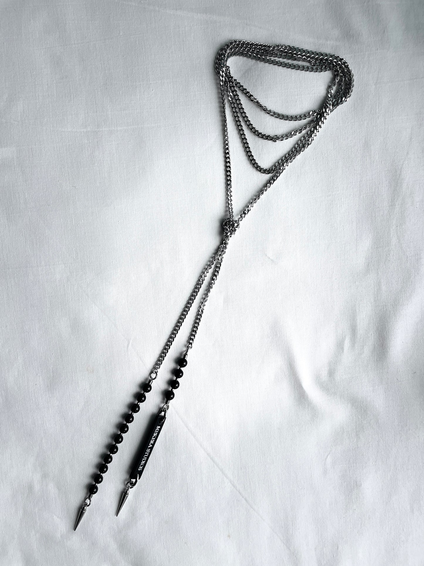 Collection { J } Onyx Necklace J-2 - MEKERA STUDIOS