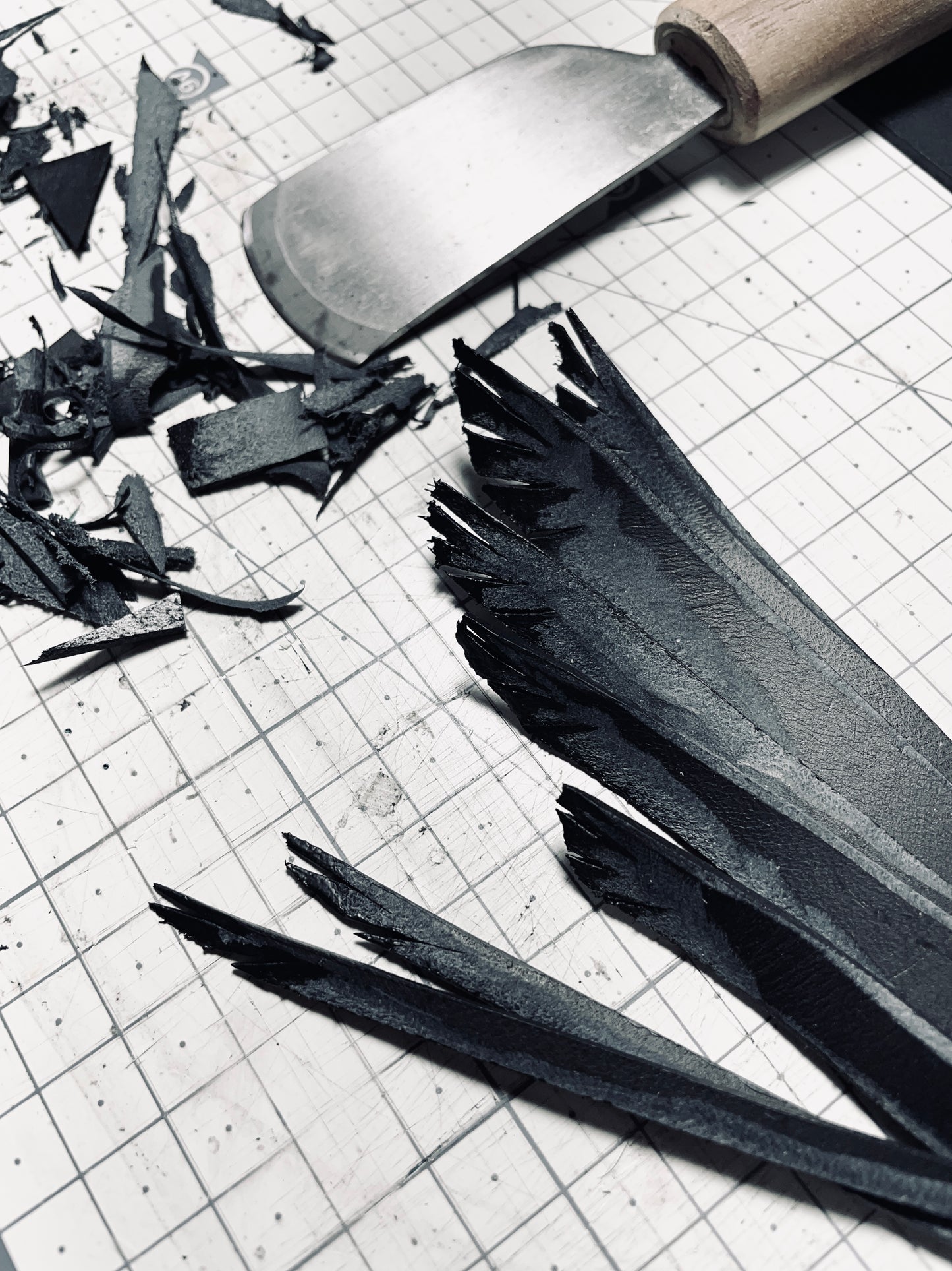 Wings16 Leather Earrings -MEKERA STUDIOS