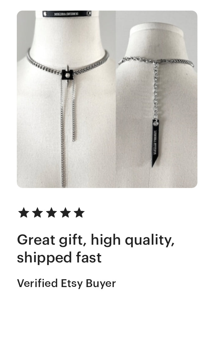 SX1 Limited Edition Handcrafted Choker Spike Necklace - MEKERA STUDIOS