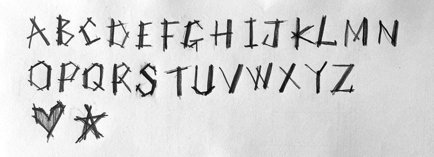 Initial S-1 수•繡•SU collection - Embroider Handcrafted Personal Name Pendants - MEKERA STUDIOS