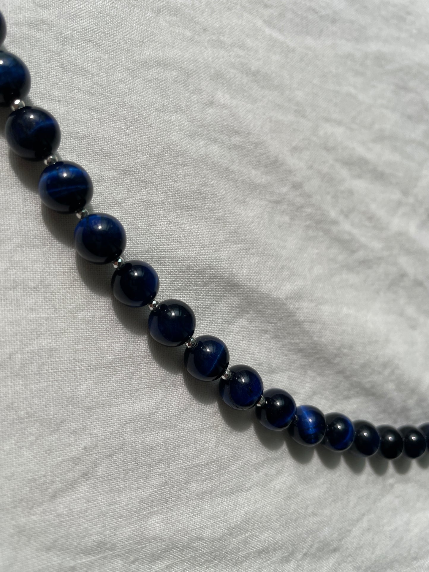 Tiger's eye & Chain Necklace NP21 - MEKERA STUDIOS