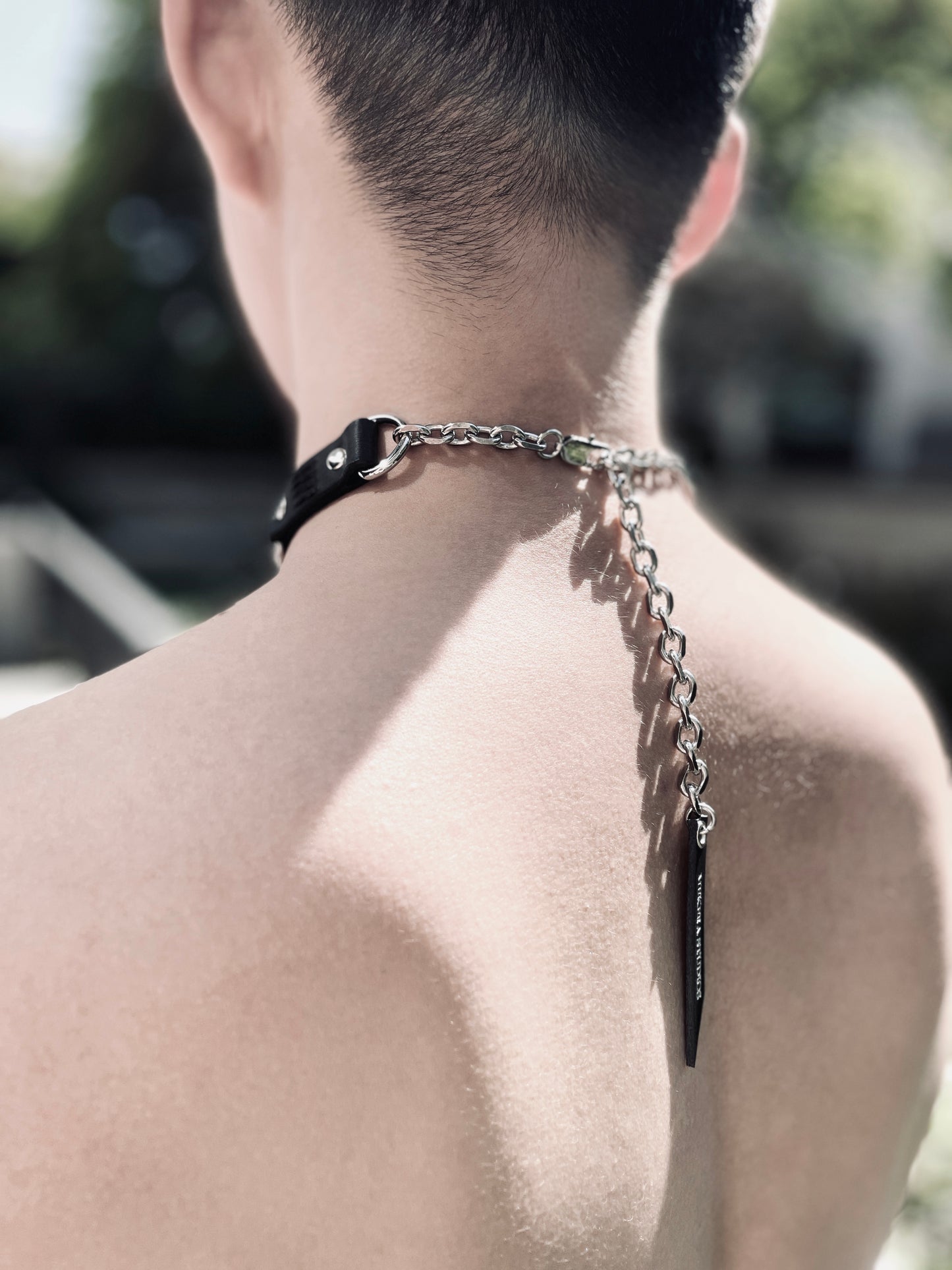 PK2 Pearl Spike Necklace Choker Limited Edition Handcrafted - MEKERA STUDIOS