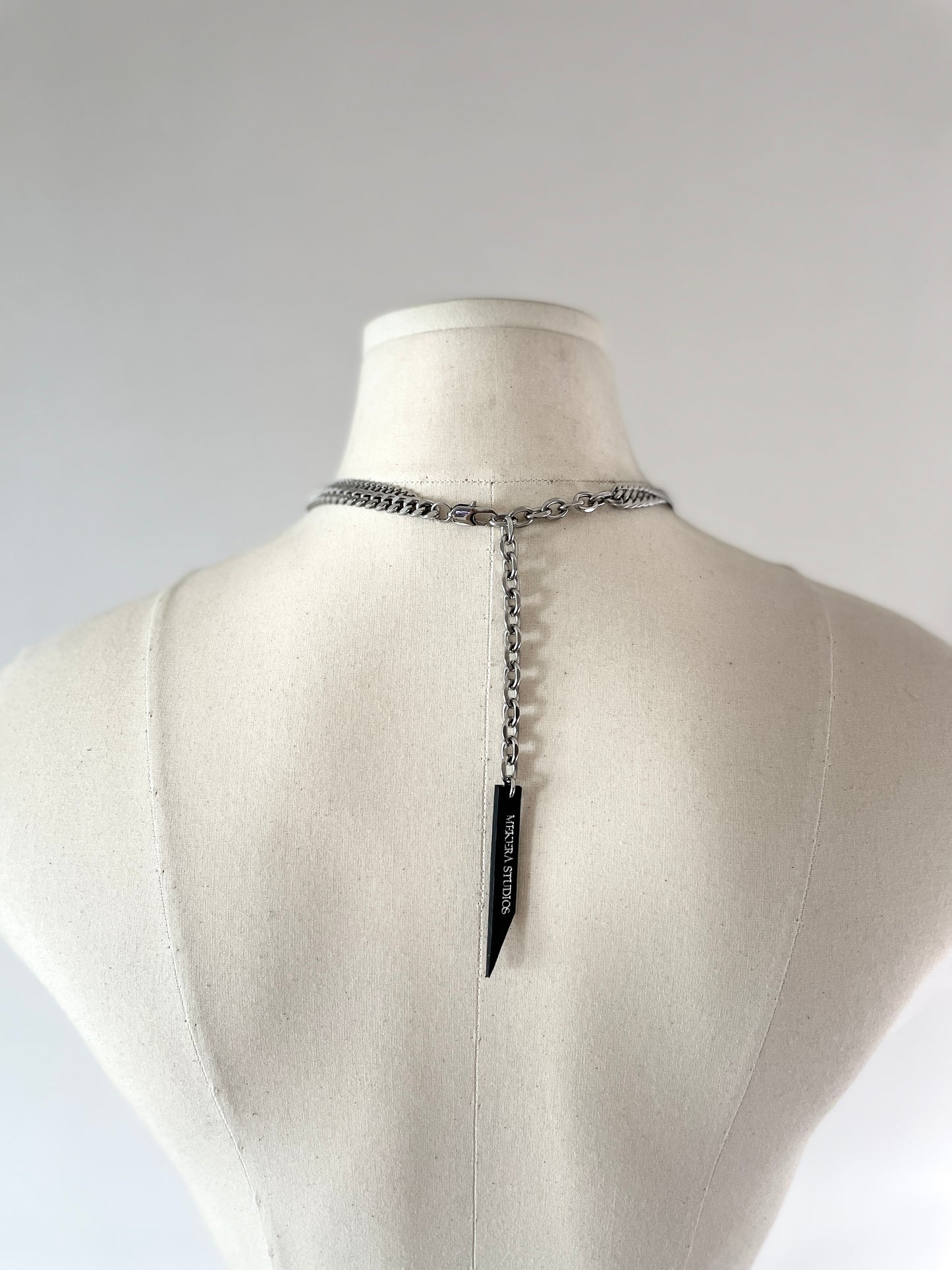Initial S-2 수•繡•SU collection - Embroider Handcrafted Personal Name Pendants - MEKERA STUDIOS