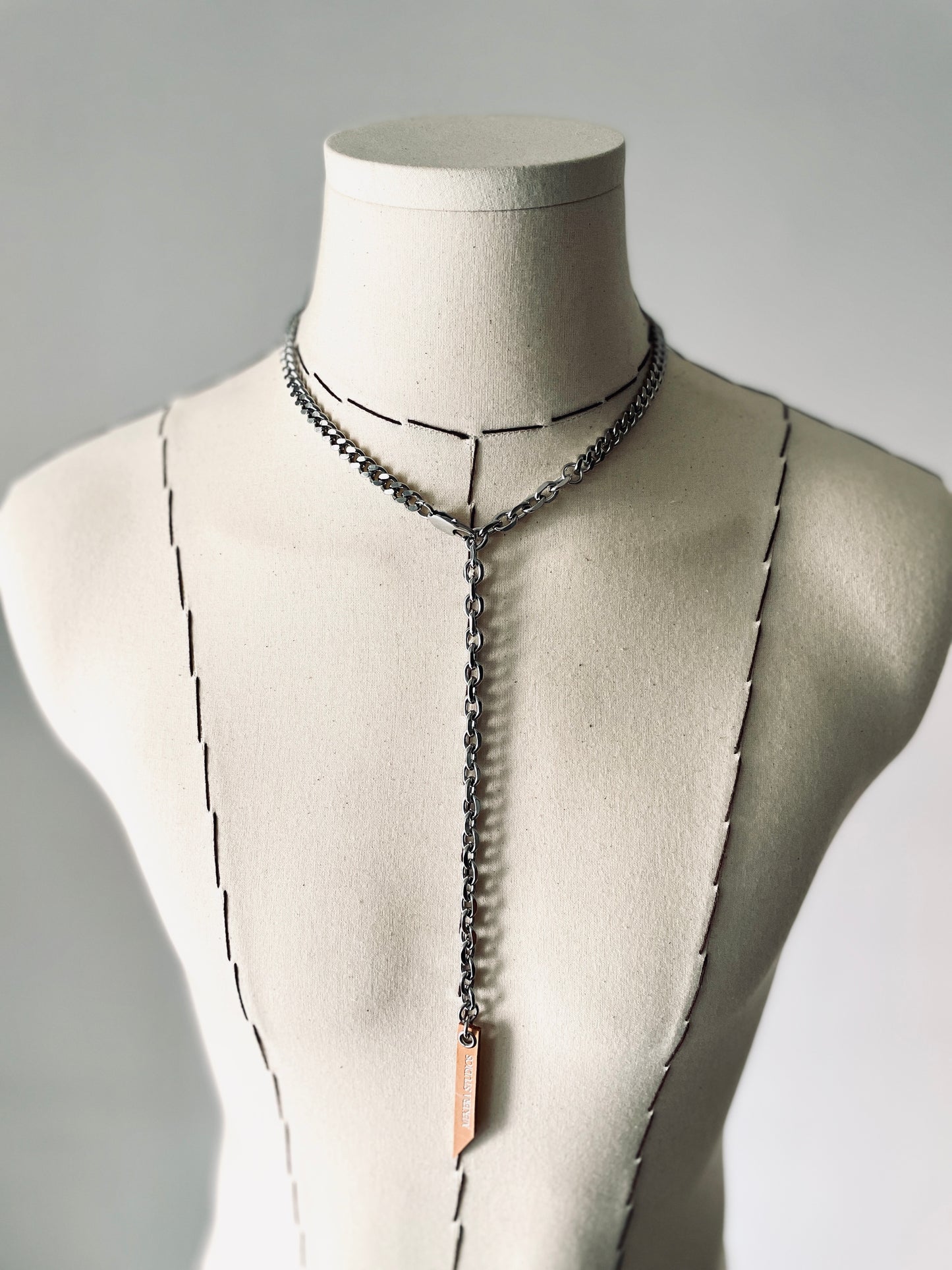 SCB1 Necklace Long chain Choker - MEKERA STUDIOS
