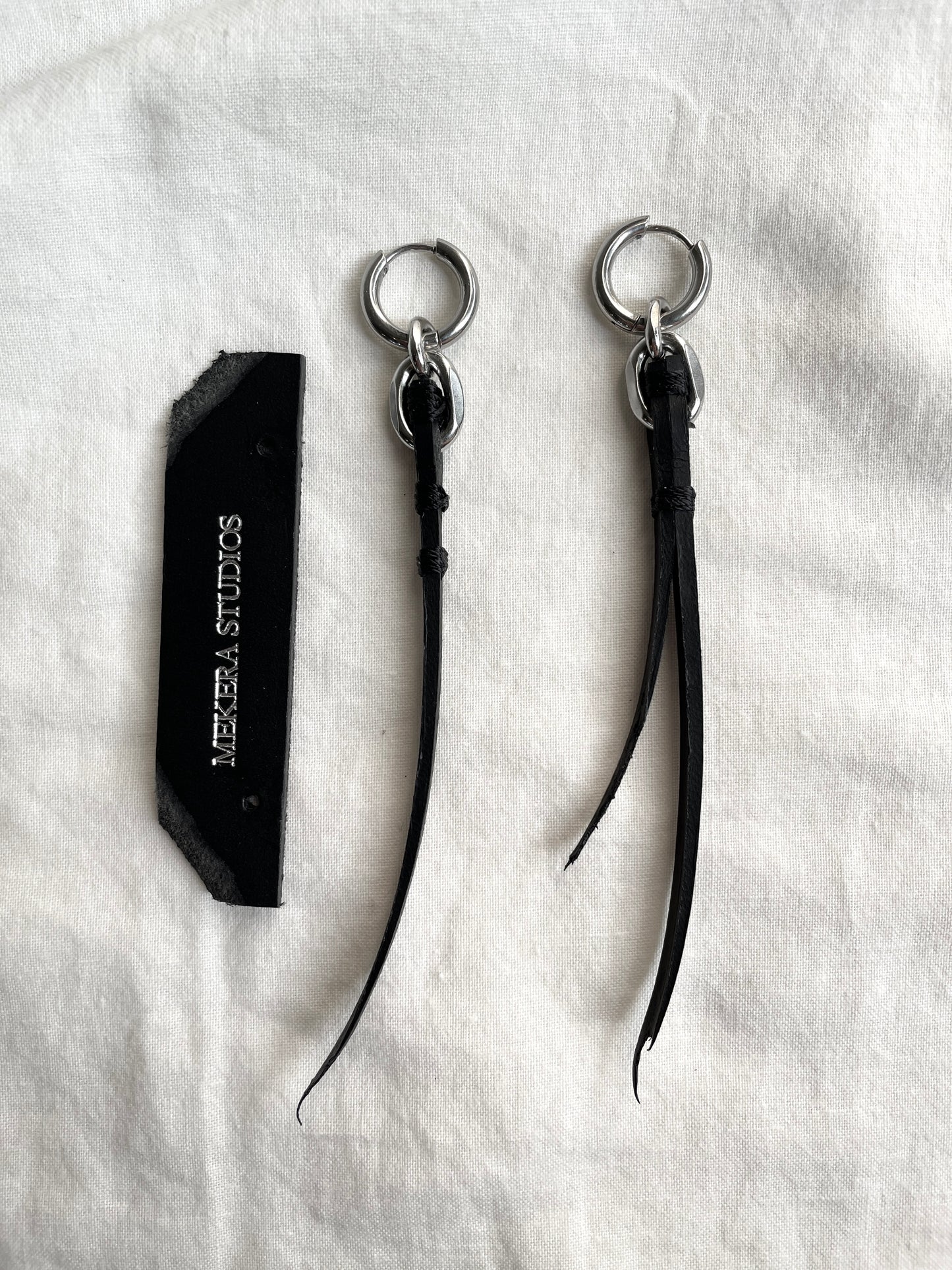 Wings16 Leather Earrings -MEKERA STUDIOS