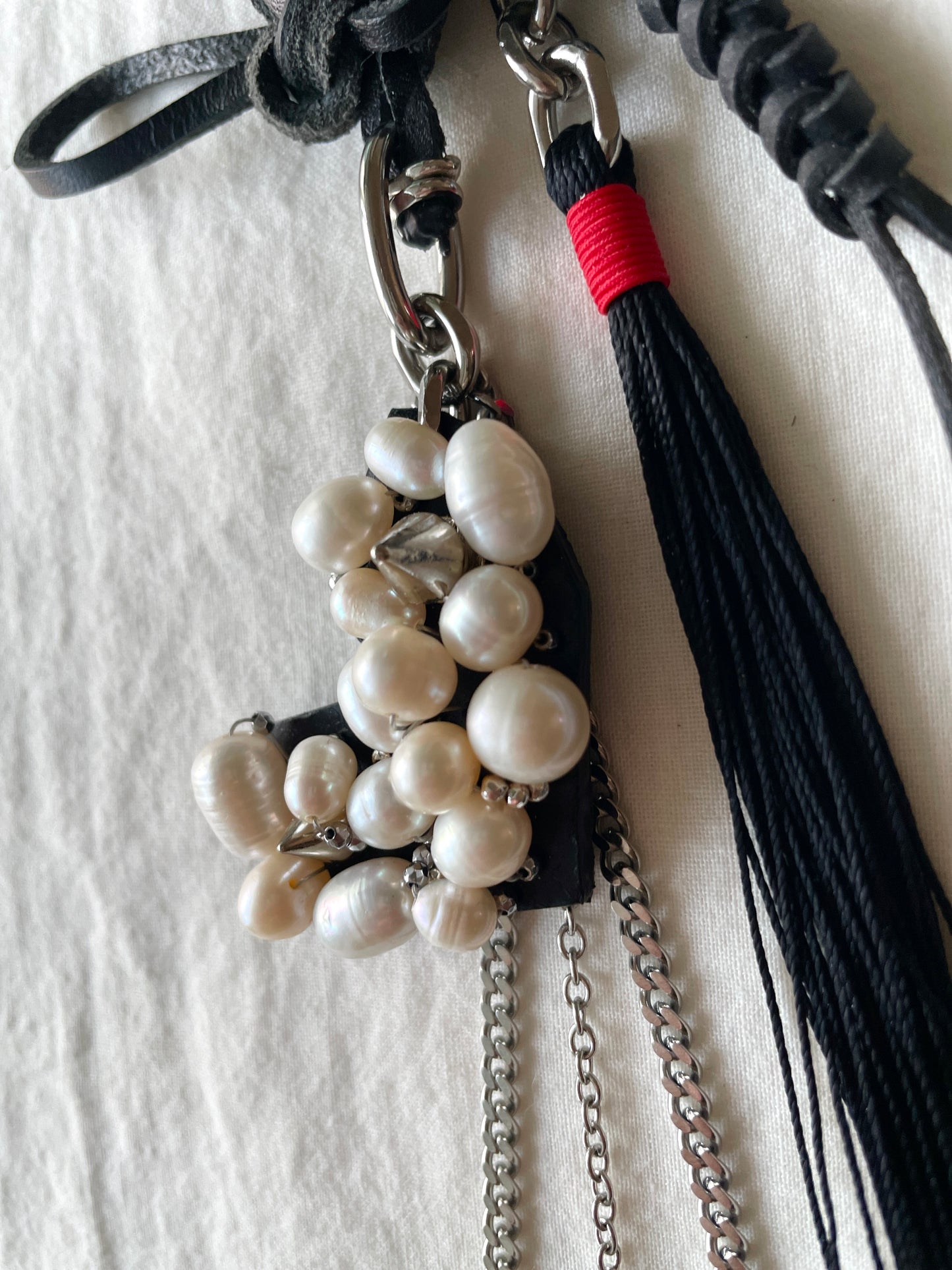 Korean Punk NORIGAE-3 Keychain, Handcrafted Leather knot, limited edition by artisans