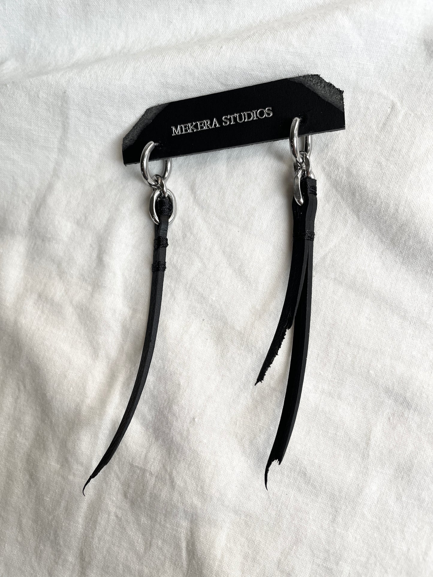 Wings16 Leather Earrings -MEKERA STUDIOS