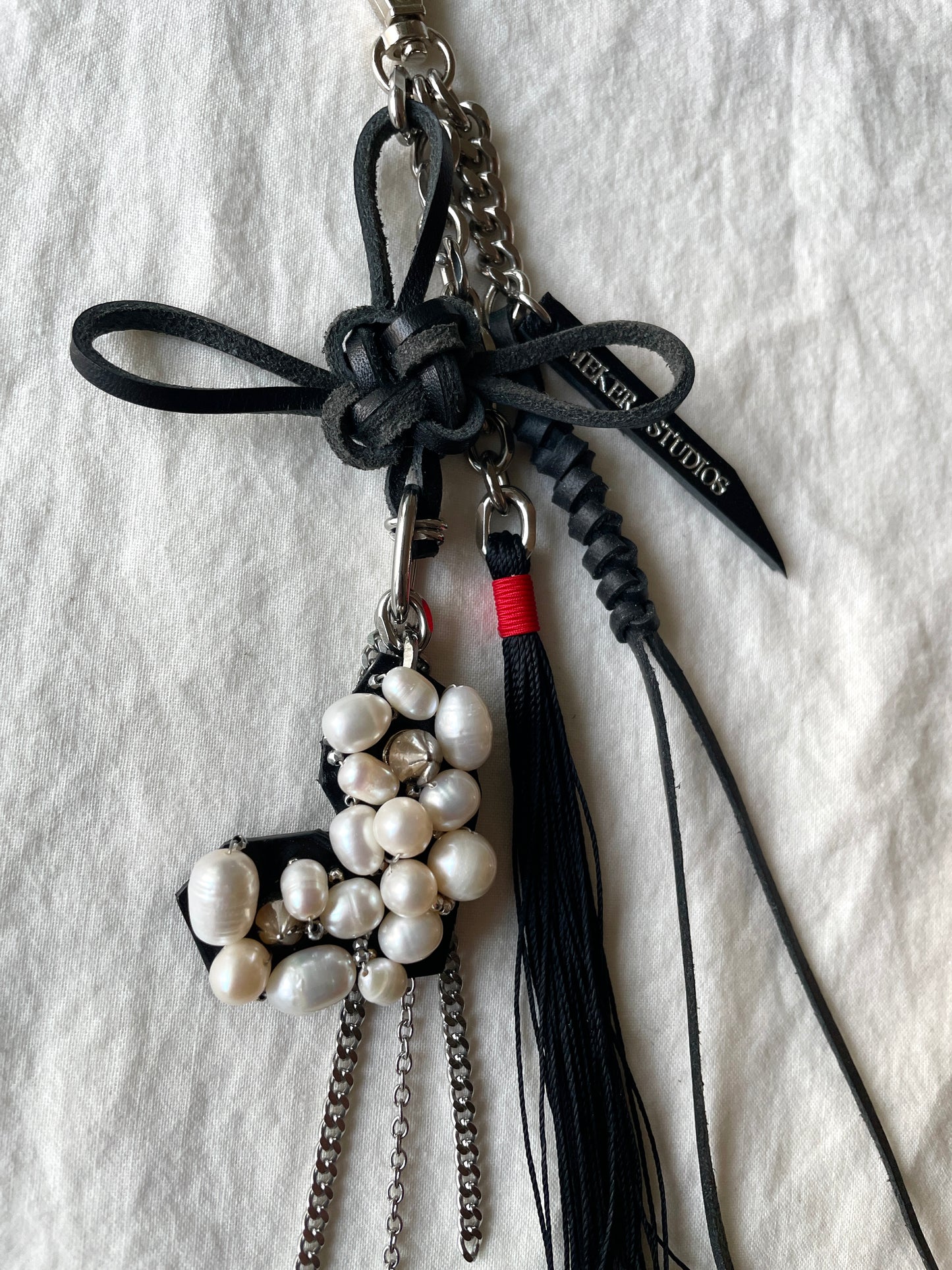Korean Punk NORIGAE-3 Keychain, Handcrafted Leather knot, limited edition by artisans