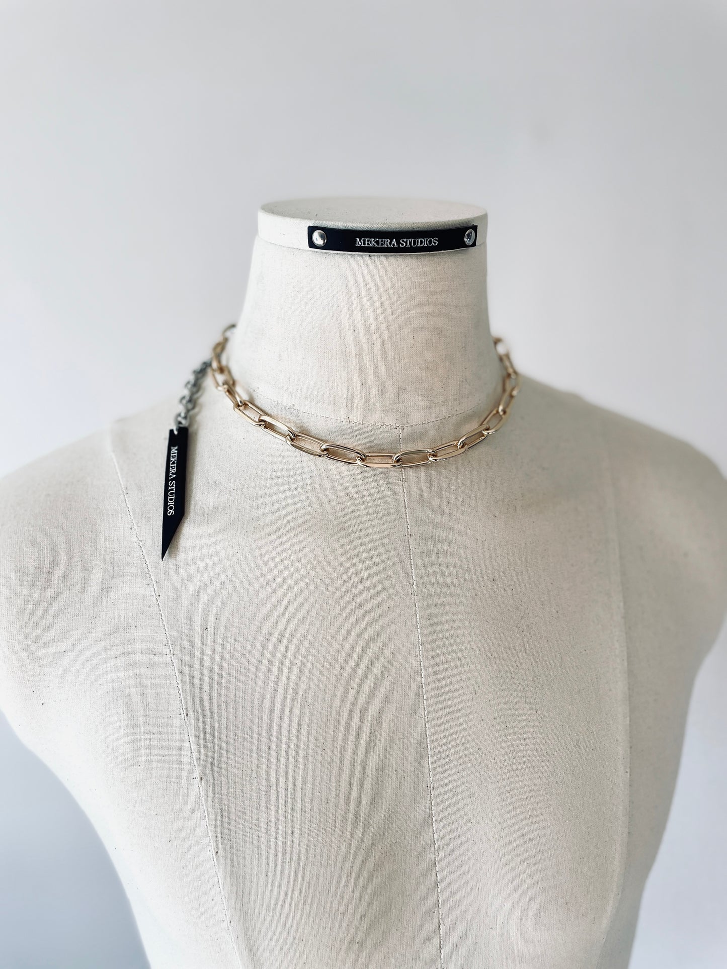 RTB-N1 Gold Chain Necklace Must have Chunky gold chain link heavy - MEKERA STUDIOS