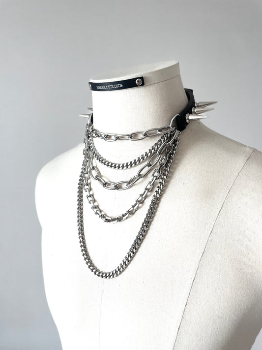 LX6-SPIKES The Choker - MEKERA STUDIOS