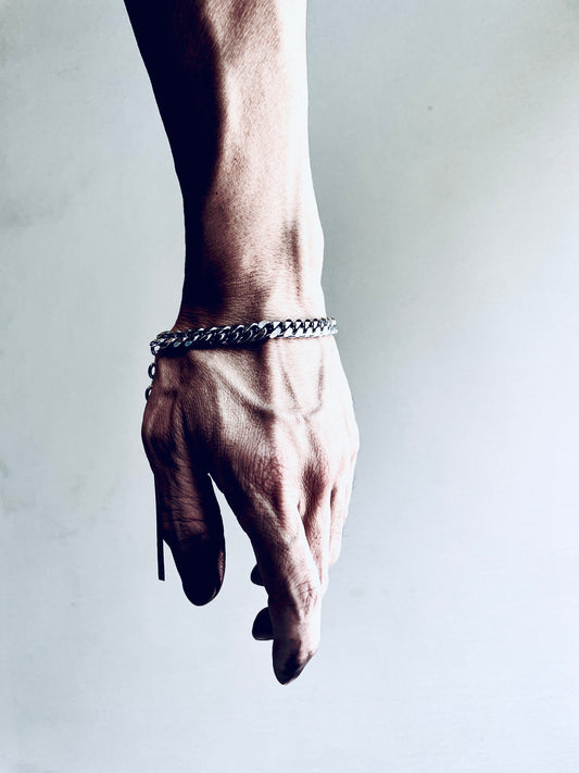RTB-B2 Chain Bracelet Must have Chunky gold chain link heavy - Ready to basic collection - MEKERA STUDIOS