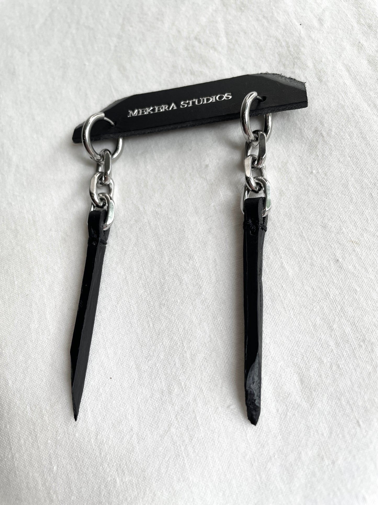 Wings15 Leather Earrings -MEKERA STUDIOS