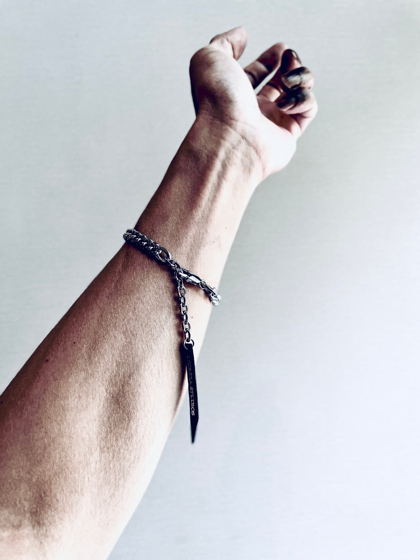 RTB-B2 Chain Bracelet Must have Chunky gold chain link heavy - Ready to basic collection - MEKERA STUDIOS