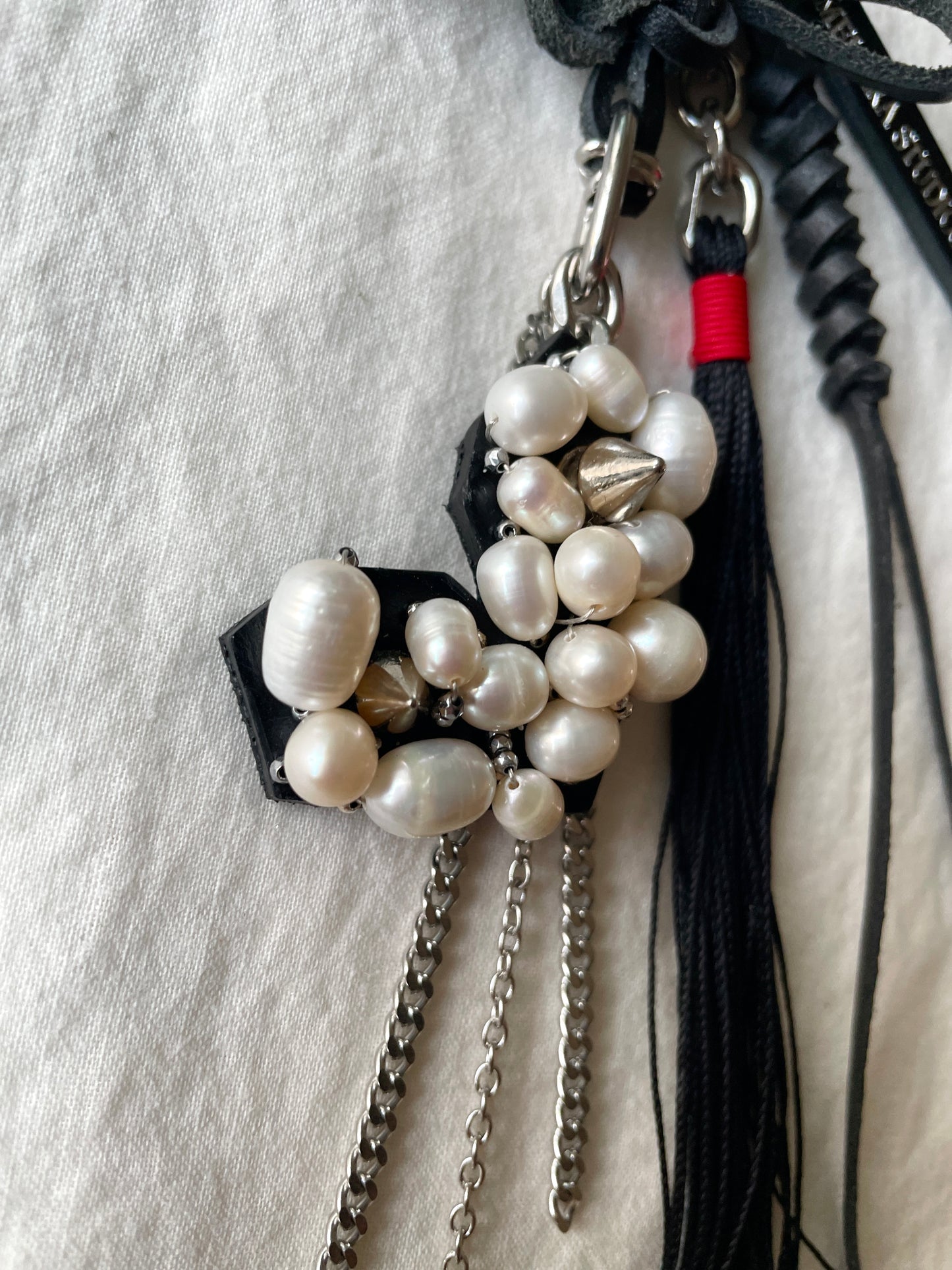 Korean Punk NORIGAE-3 Keychain, Handcrafted Leather knot, limited edition by artisans