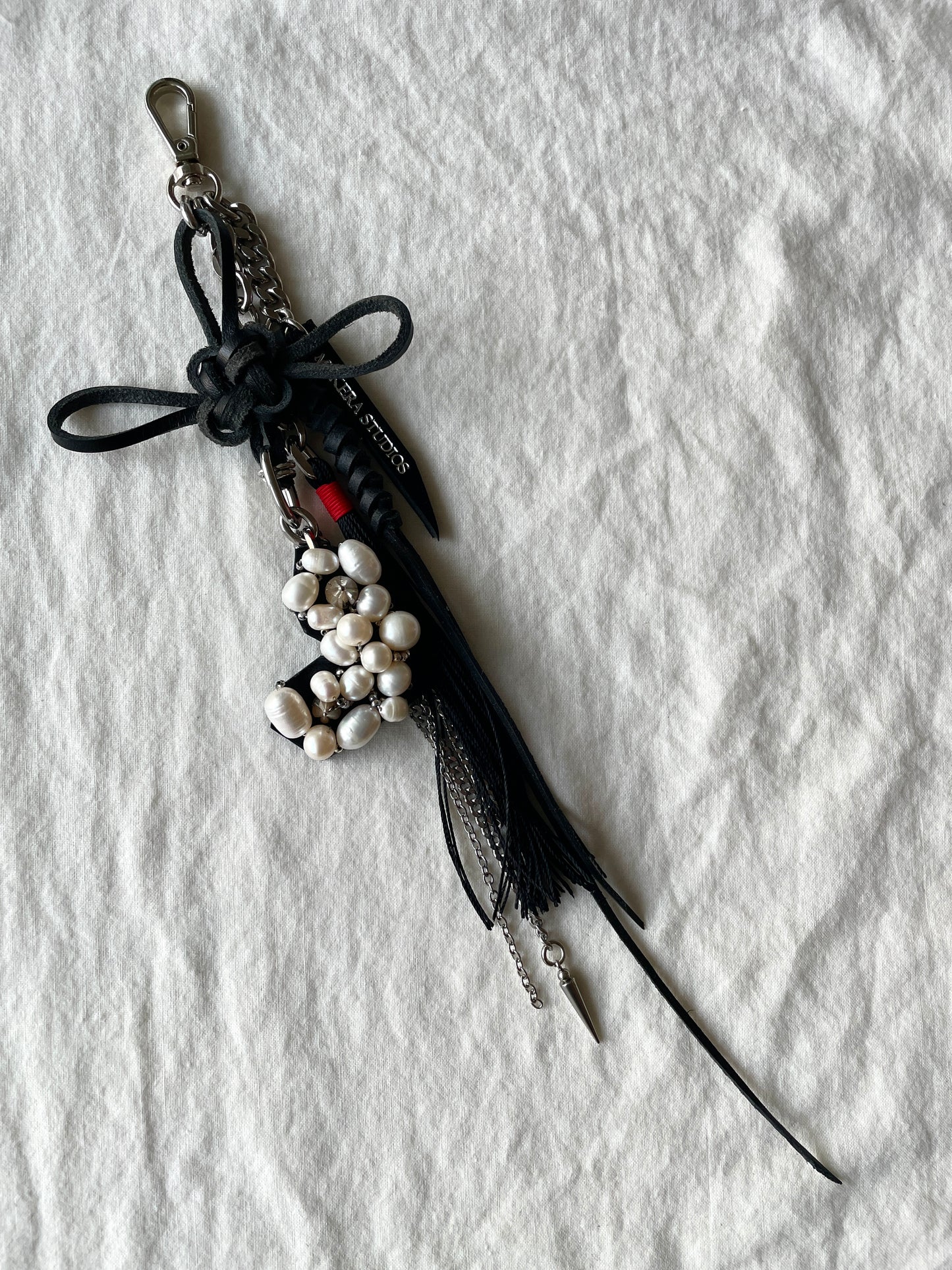 Korean Punk NORIGAE-3 Keychain, Handcrafted Leather knot, limited edition by artisans