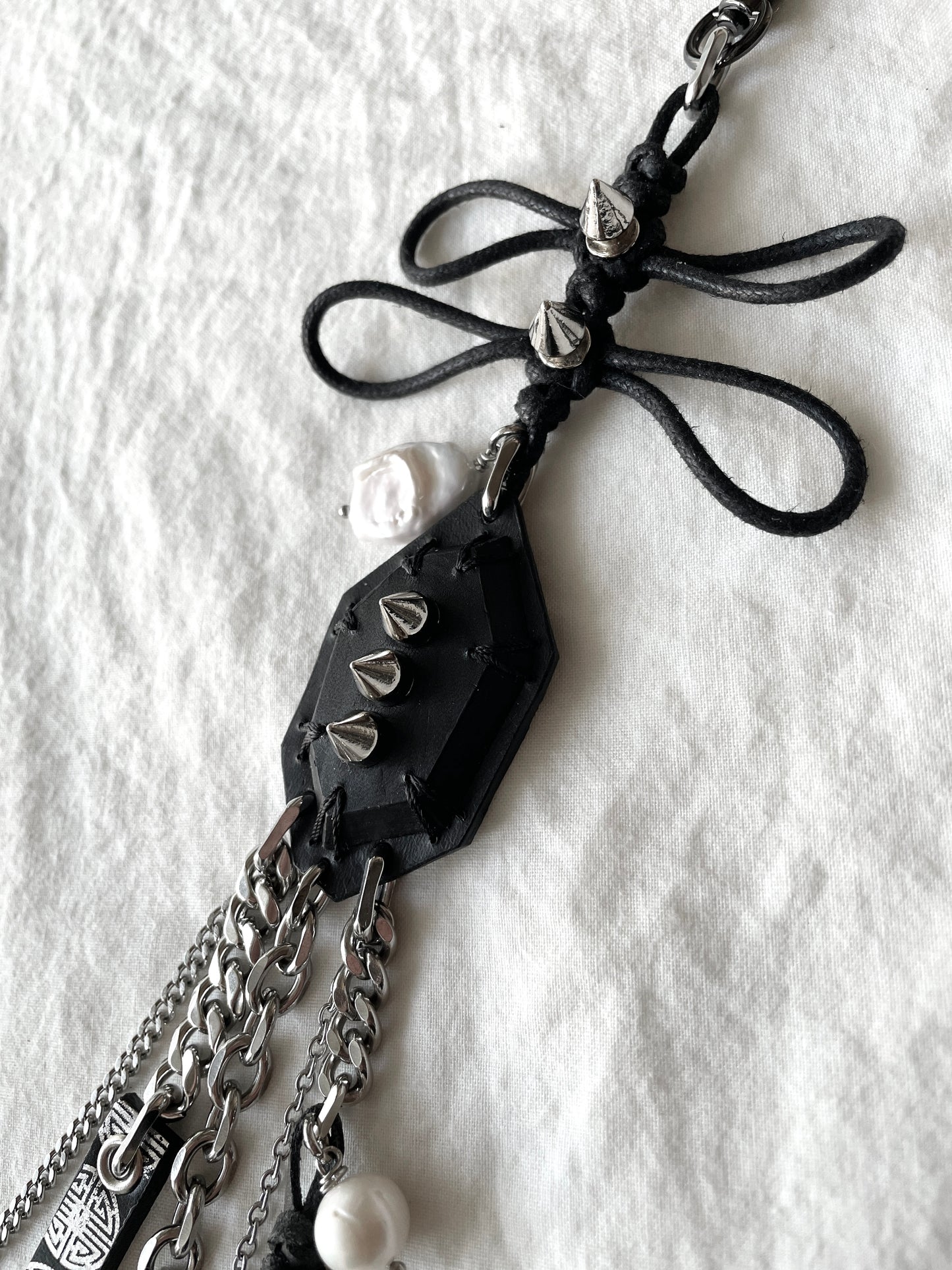 Korean Punk NORIGAE-2 Keychain, Handcrafted Leather knot, limited edition by artisans