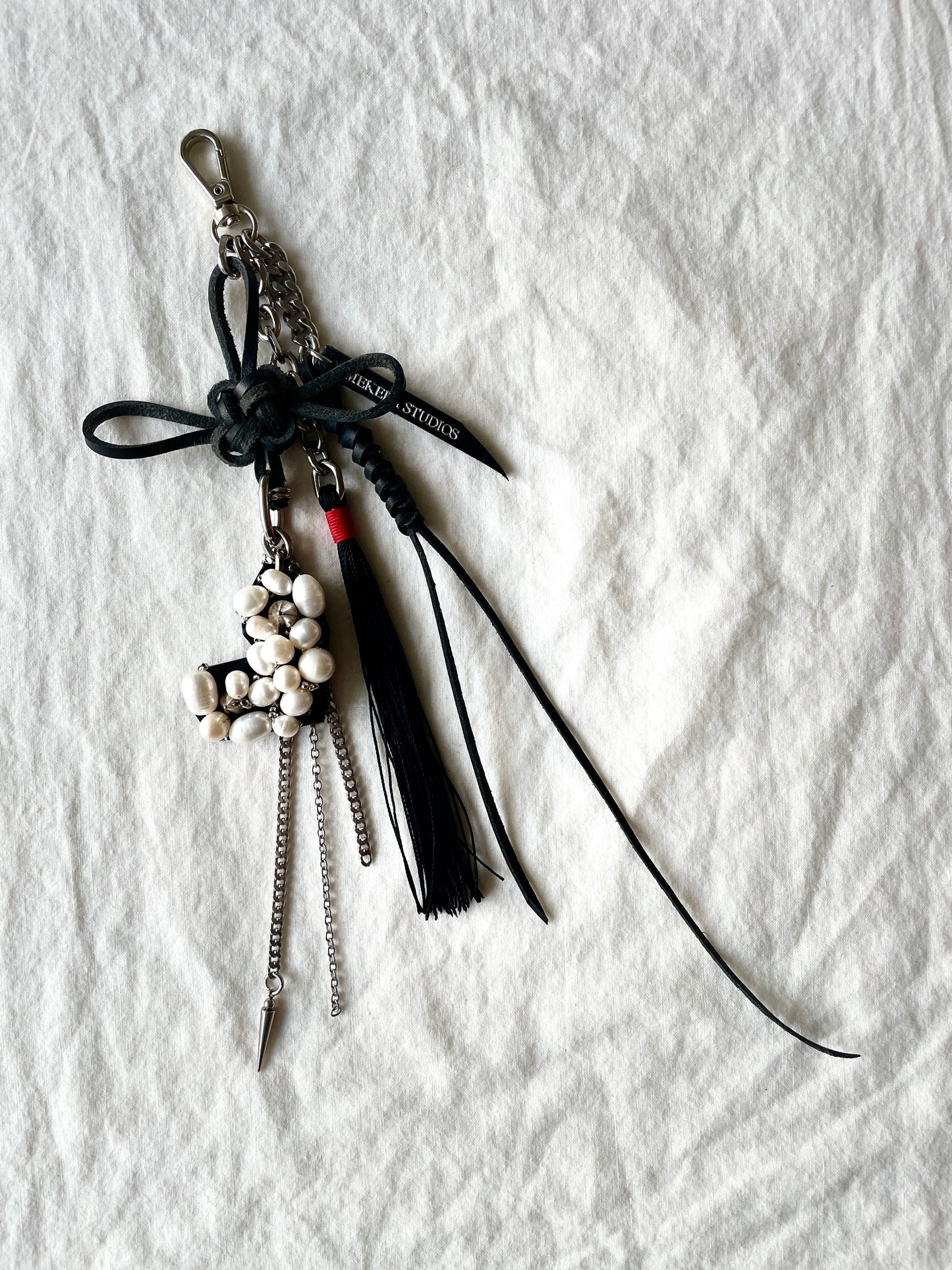 Korean Punk NORIGAE-3 Keychain, Handcrafted Leather knot, limited edition by artisans