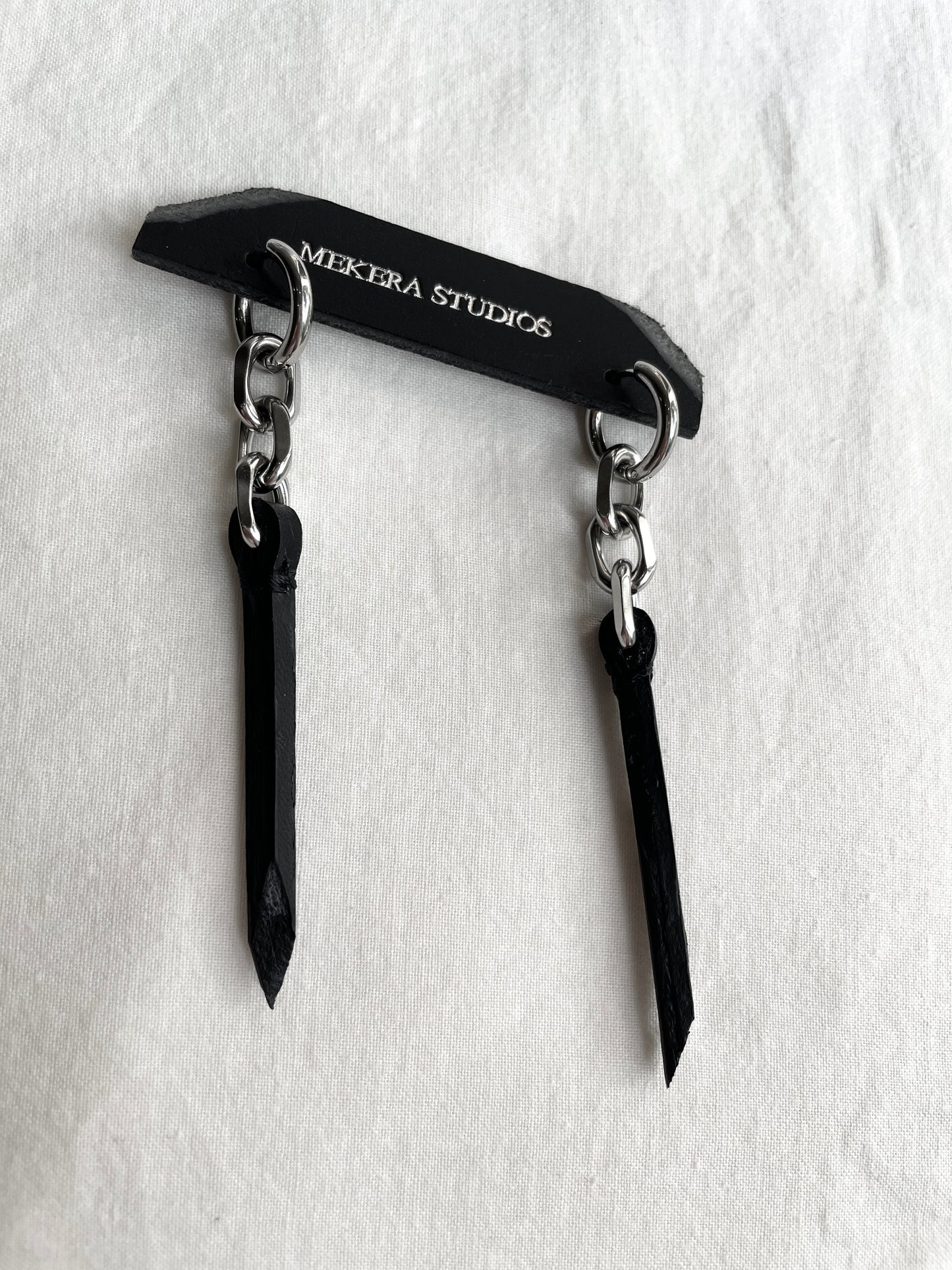 Wings15 Leather Earrings -MEKERA STUDIOS