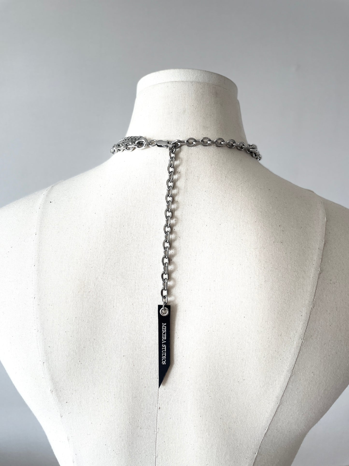 CX3 Limited Edition Handcrafted Choker Spike Necklace Leather Chain For women For men - MEKERA STUDIOS