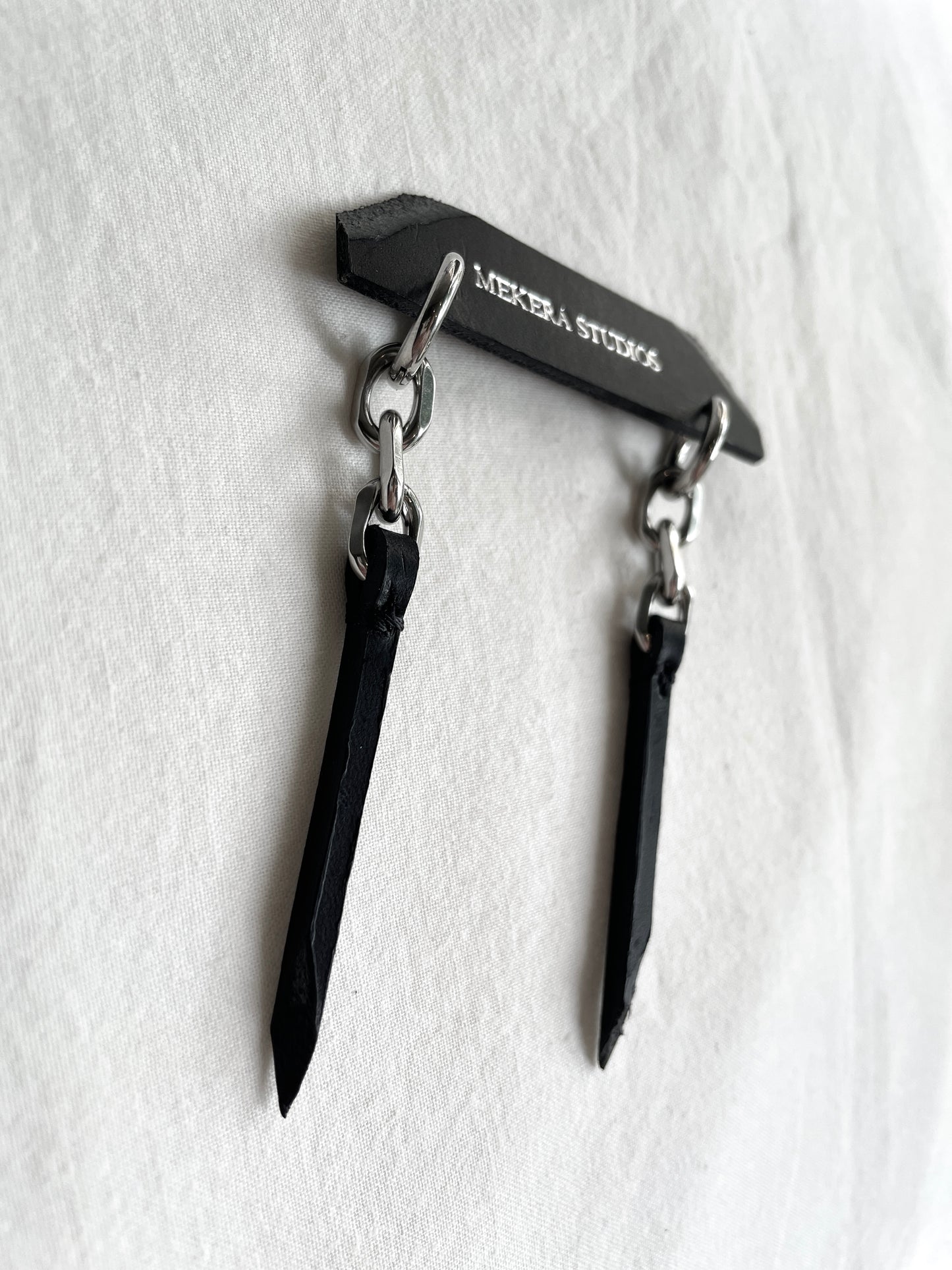 Wings15 Leather Earrings -MEKERA STUDIOS