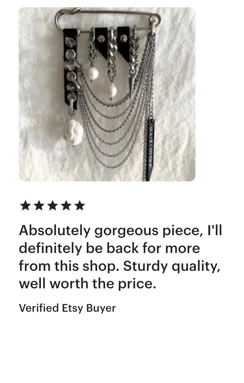 Artistic Brooch B-2 Collection-[F] limited edition by artisans ー MEKERA STUDIOS