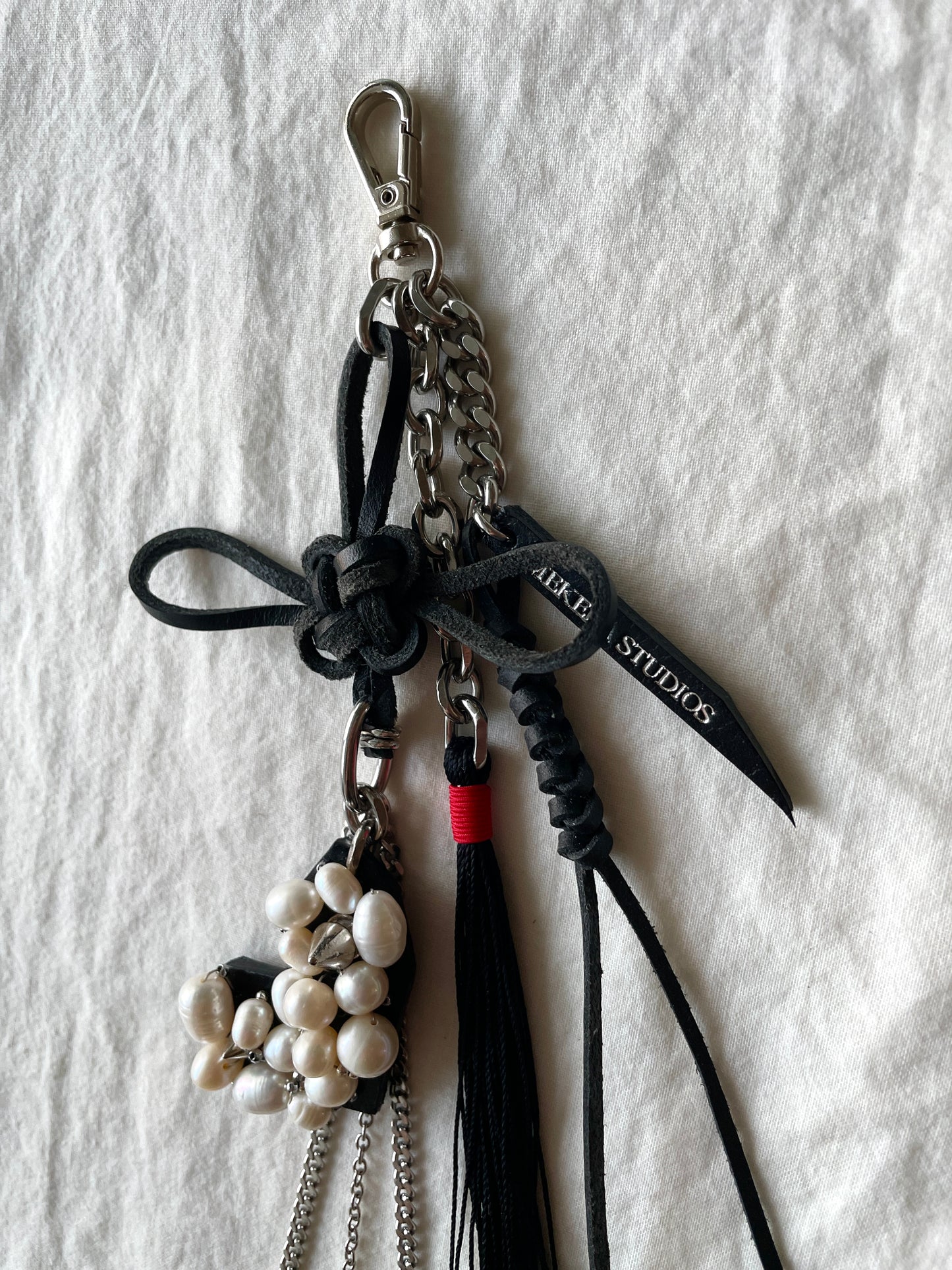 Korean Punk NORIGAE-3 Keychain, Handcrafted Leather knot, limited edition by artisans