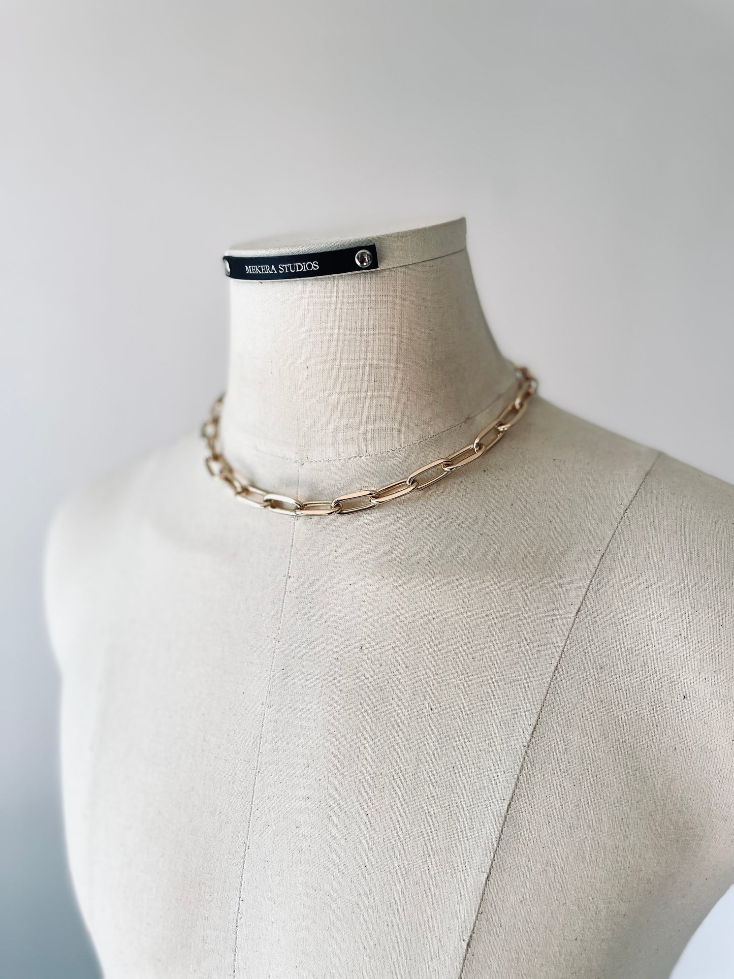 RTB-N1 Gold Chain Necklace Must have Chunky gold chain link heavy - MEKERA STUDIOS