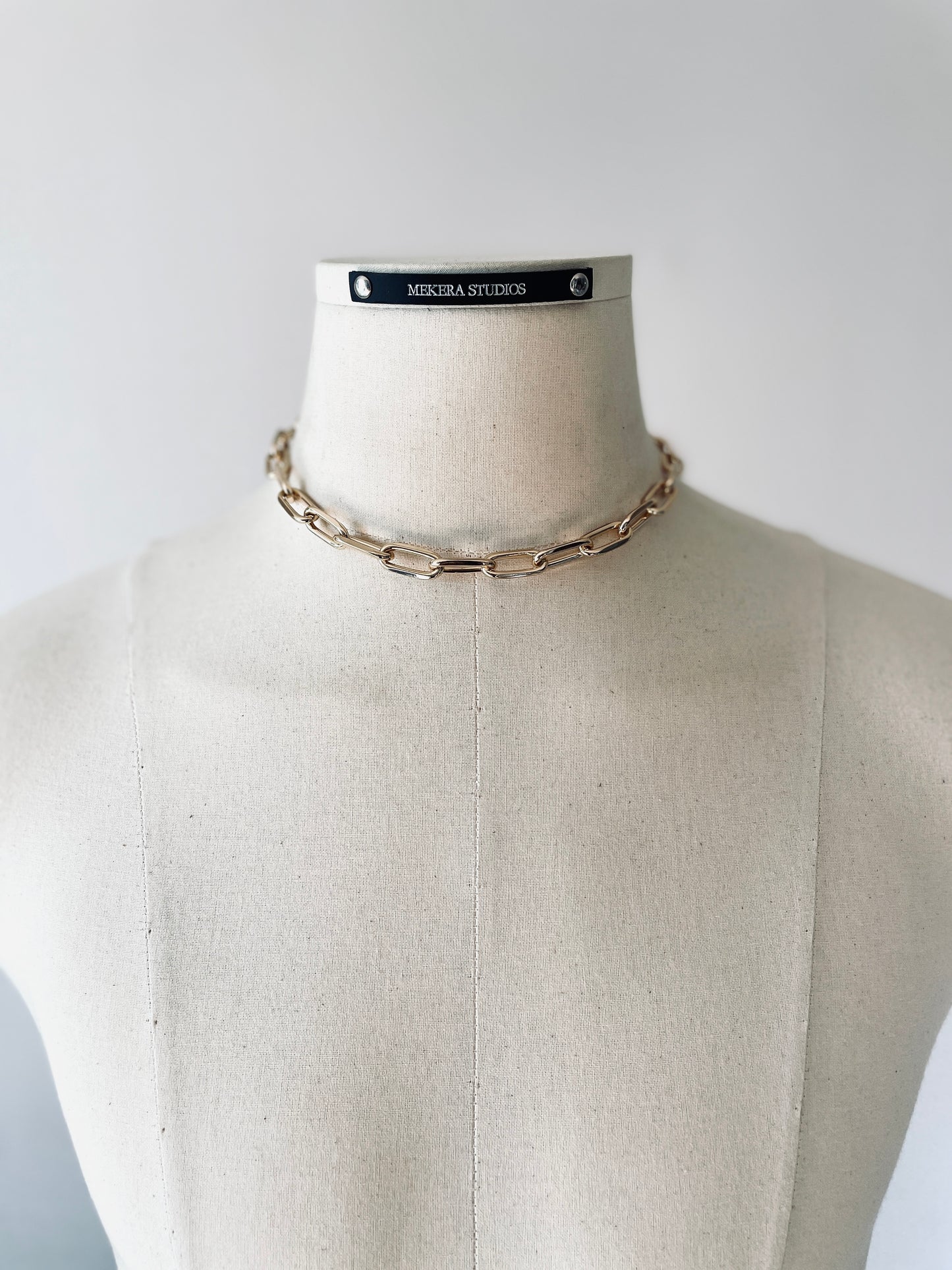 RTB-N1 Gold Chain Necklace Must have Chunky gold chain link heavy - MEKERA STUDIOS