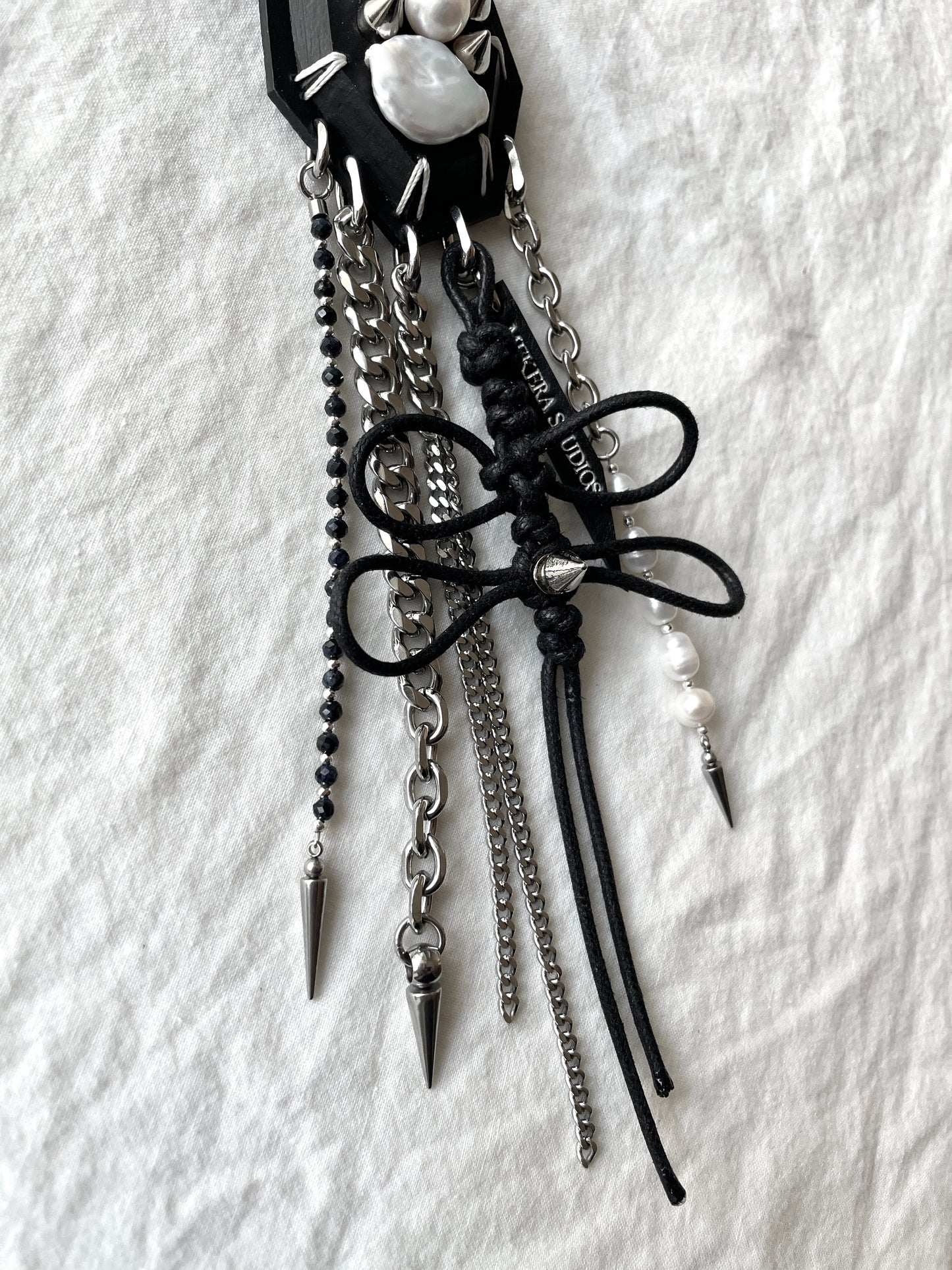 Korean Punk NORIGAE Keychain, Handcrafted Leather knot, limited edition by artisans
