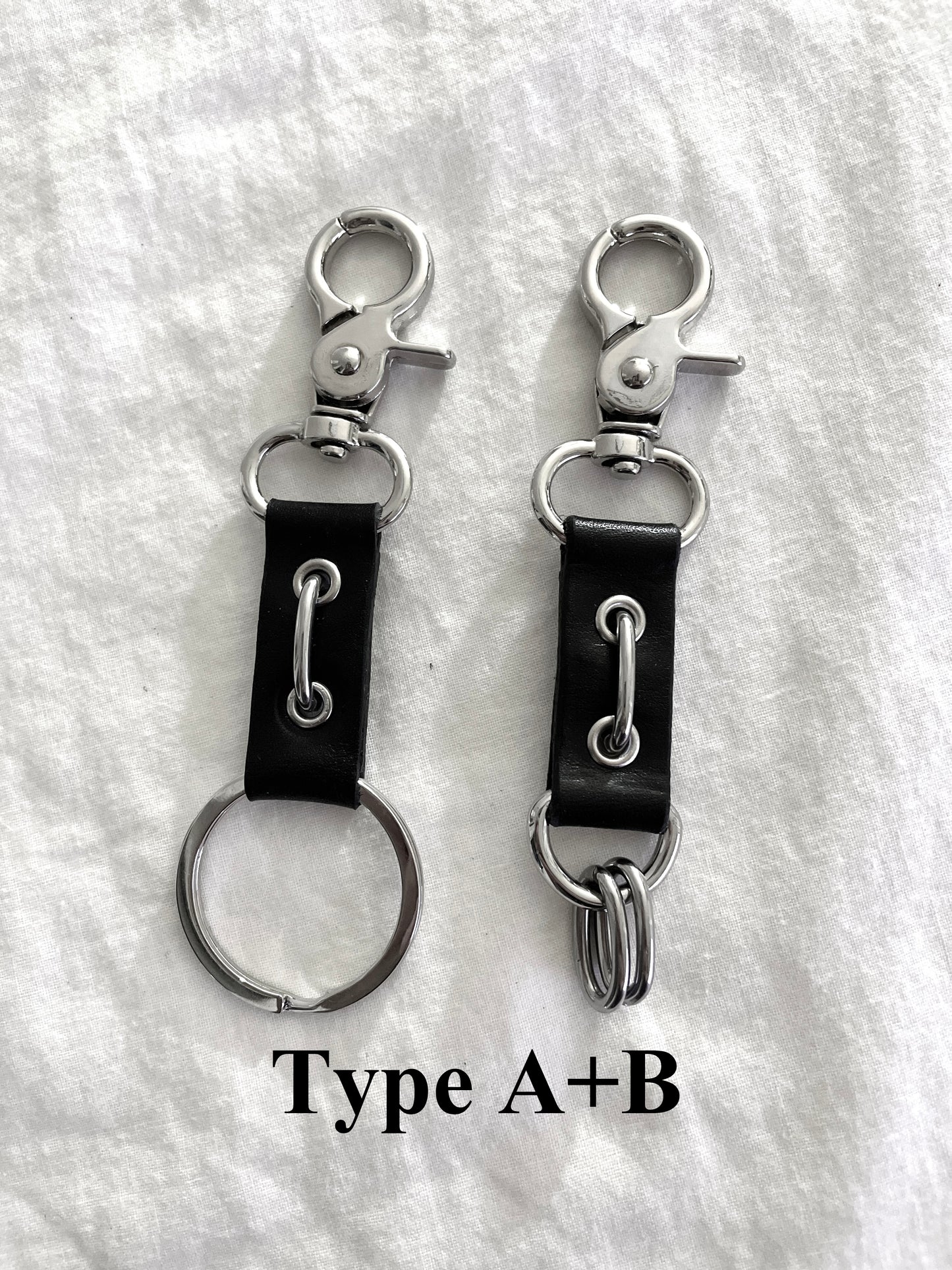 Handcrafted Leather Keychain C-4 limited edition by artisans ー MEKERA STUDIOS