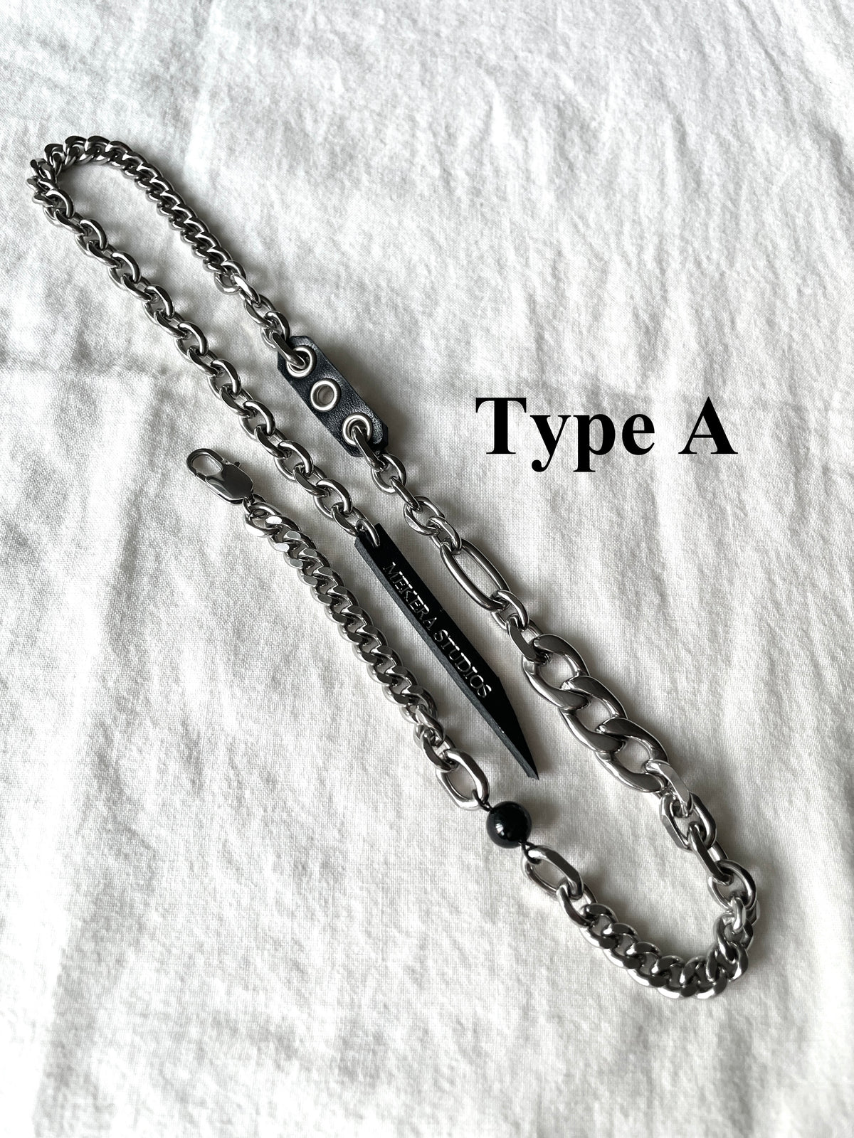Handcrafted Punk Necklace C-9 limited edition by artisans ー MEKERA STUDIOS