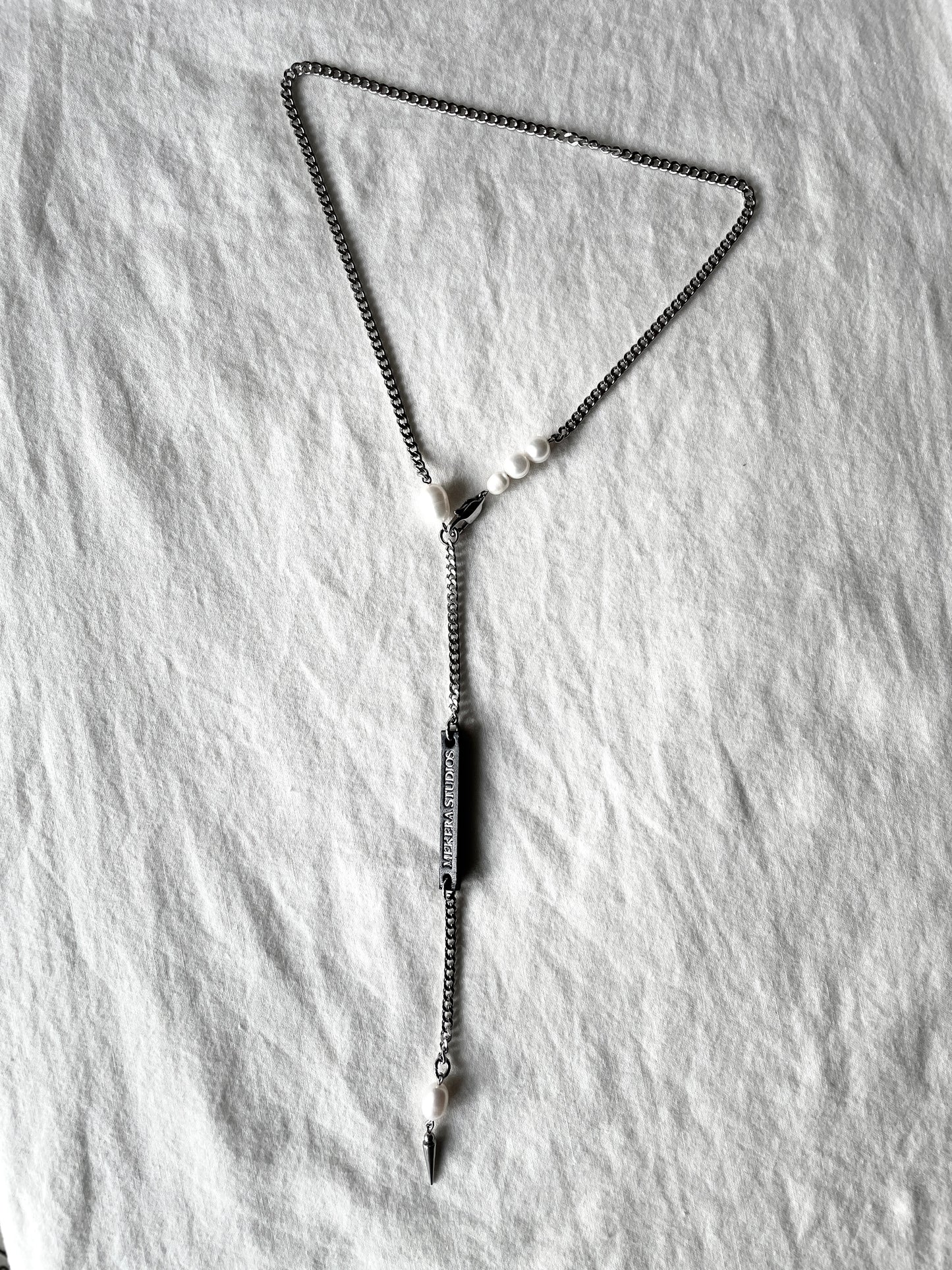 Artistic necklace F-9 Pearl Choker Collection-[F] limited edition by artisans ー MEKERA STUDIOS