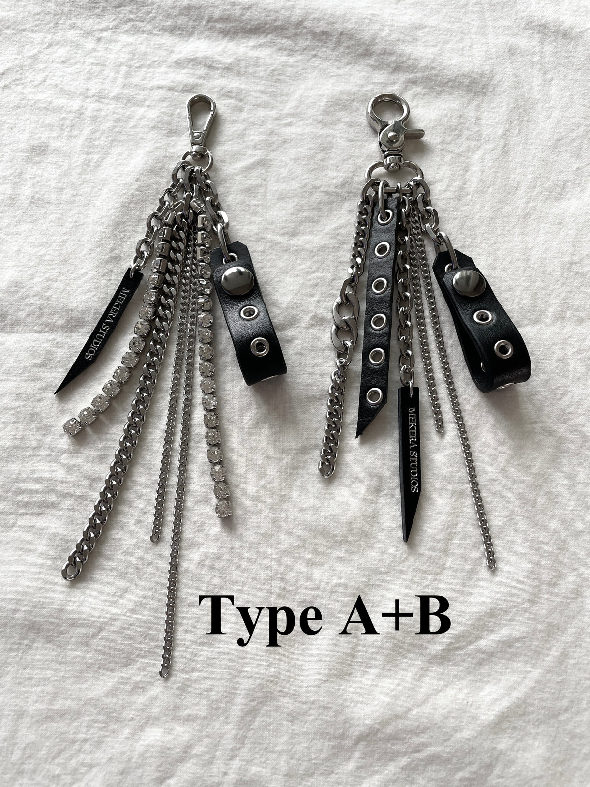 Handcrafted Leather Holder Punk Pants Chain C-7 C-8 limited edition by artisans ー MEKERA STUDIOS