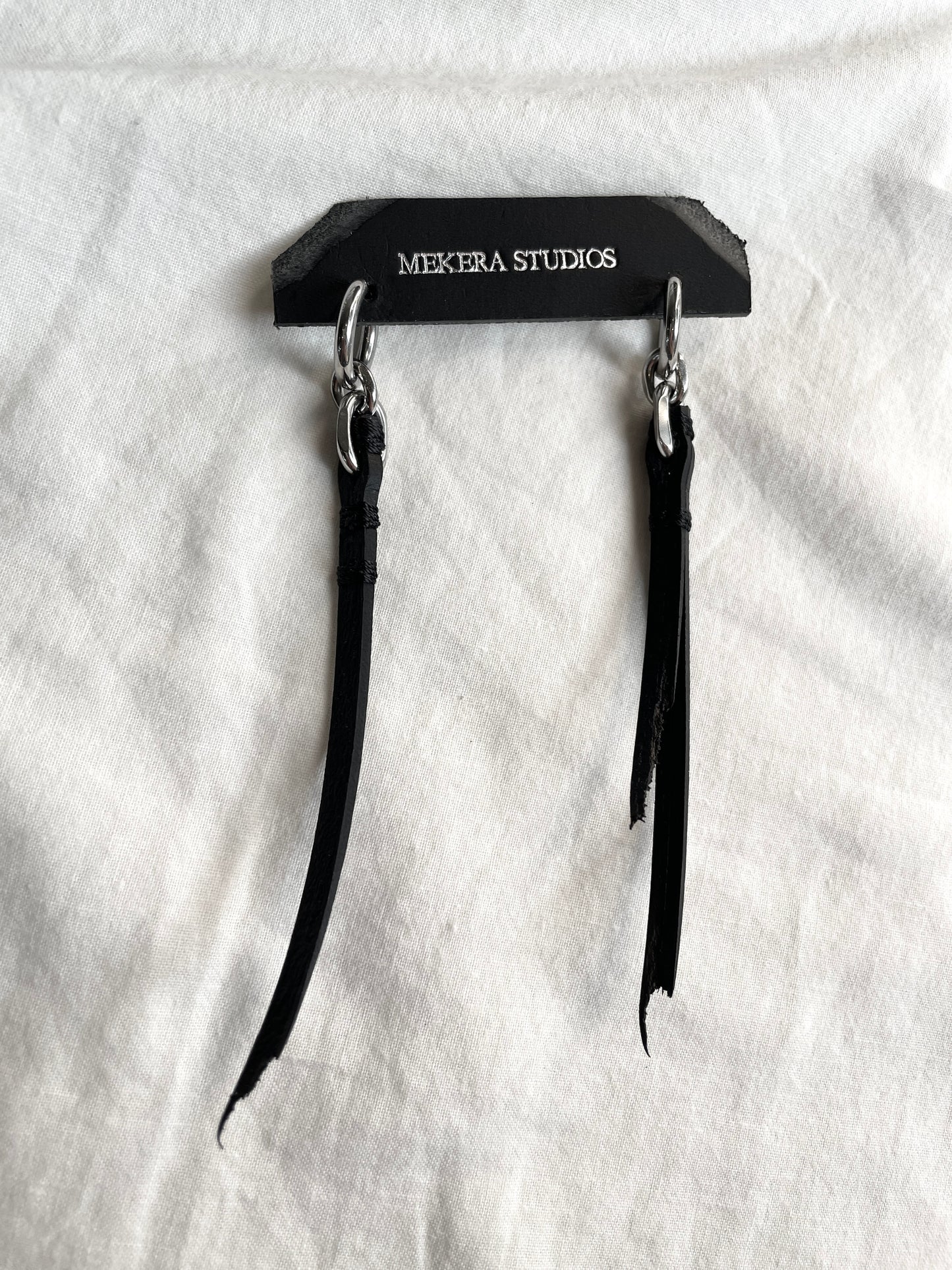 Wings16 Leather Earrings -MEKERA STUDIOS