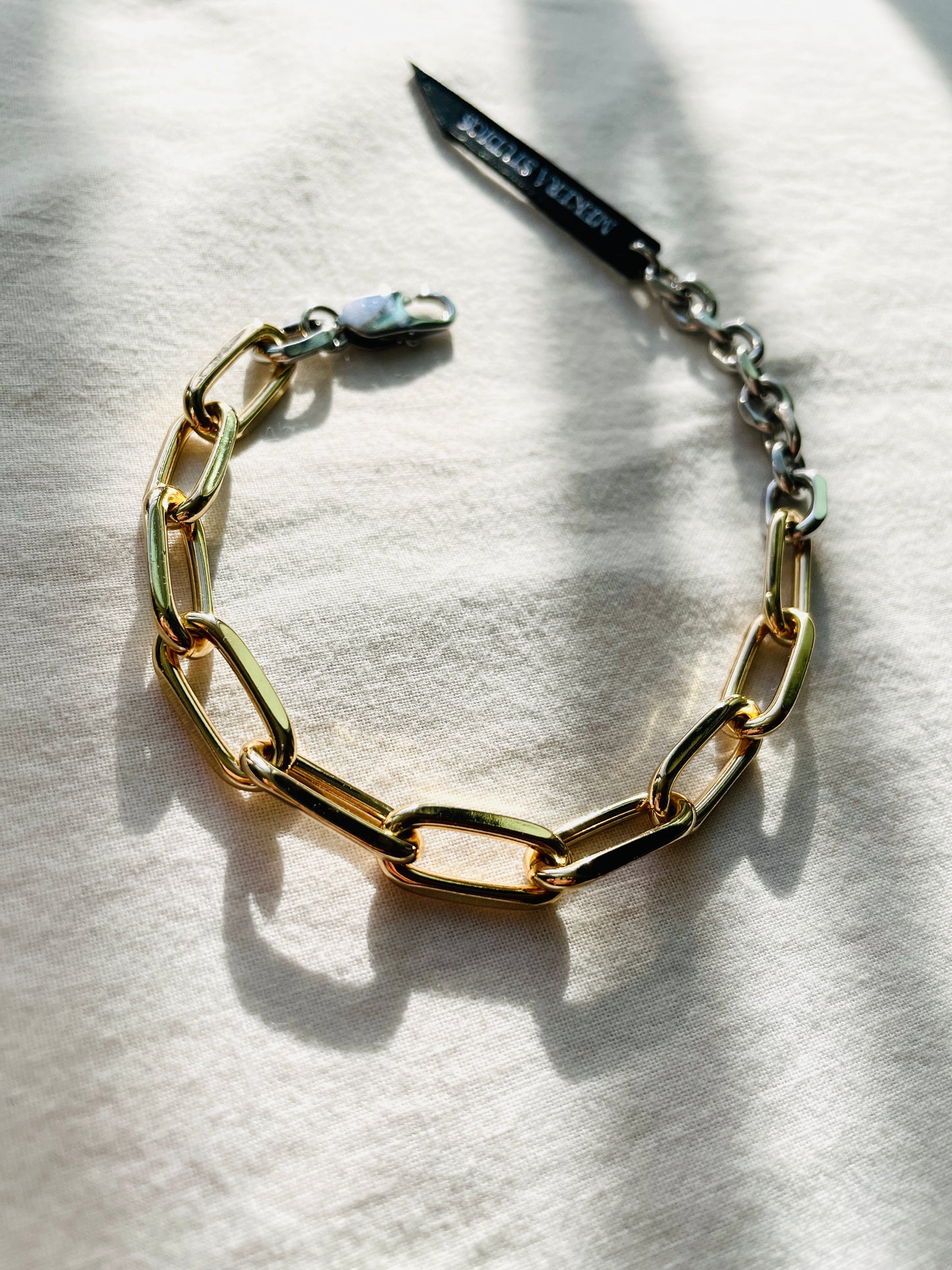 RTB-B1 Gold Chain Bracelet Must have Chunky gold chain link heavy - Ready to basic collection - MEKERA STUDIOS