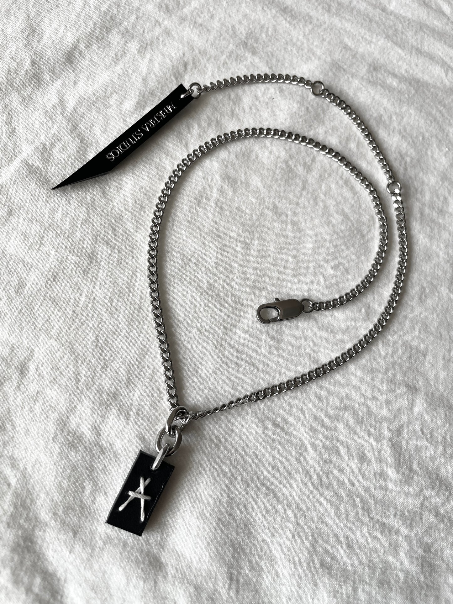 Initial S-5 수•繡•SU collection - Embroider Handcrafted Personal Name Pendants - MEKERA STUDIOS