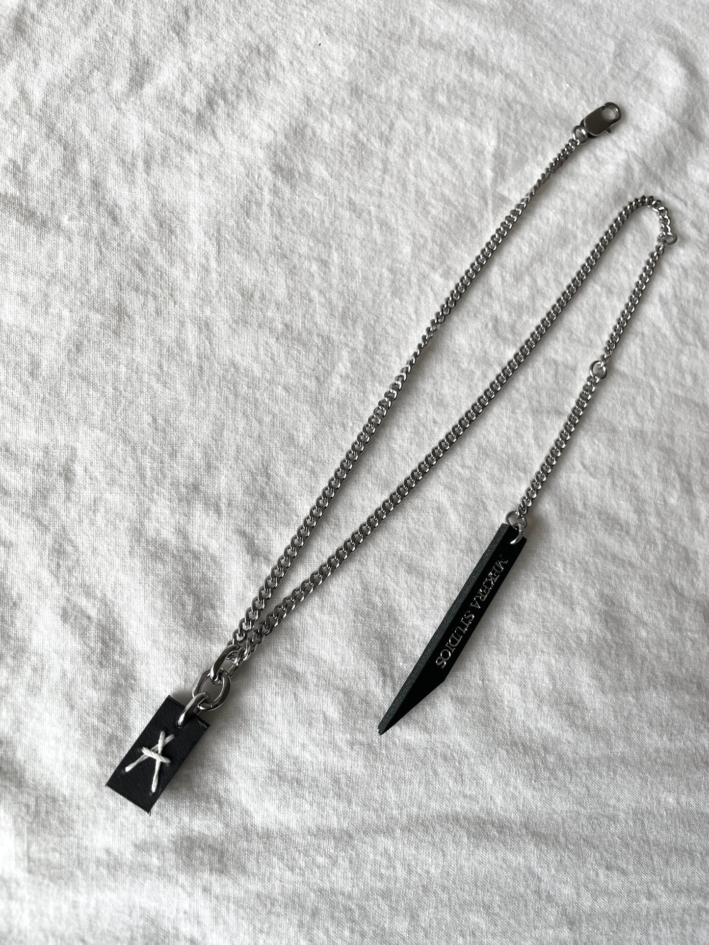 Initial S-5 수•繡•SU collection - Embroider Handcrafted Personal Name Pendants - MEKERA STUDIOS