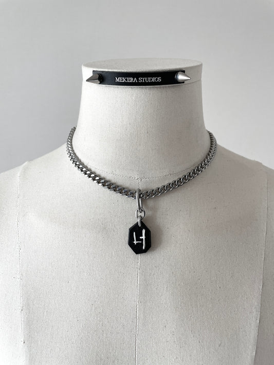 Korean Initial S-6 수•繡•SU collection - Embroider Handcrafted Personal Name Pendants - MEKERA STUDIOS