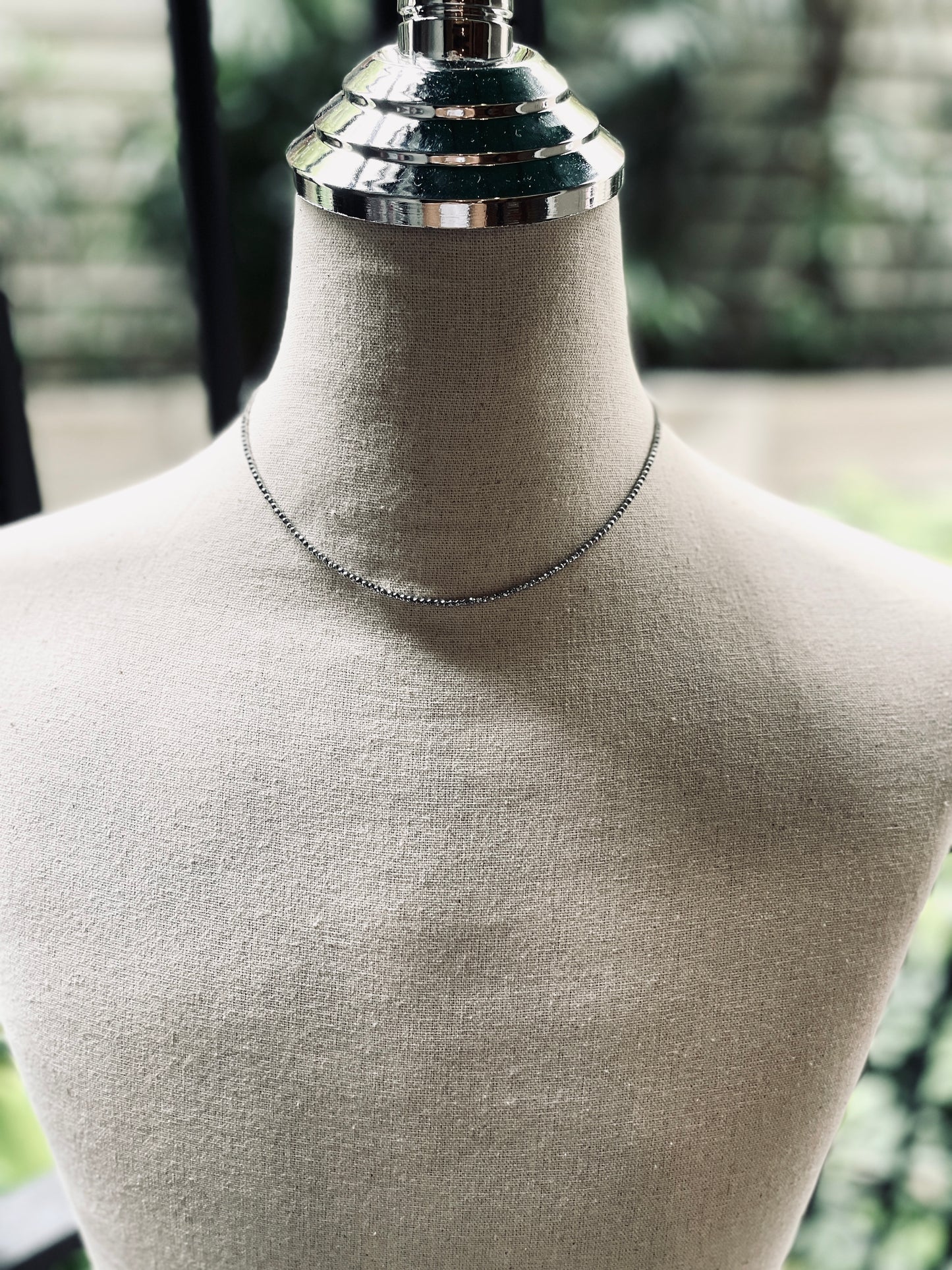 SP2 Sparkling Spinel Y Necklace chain Choker - MEKERA STUDIOS