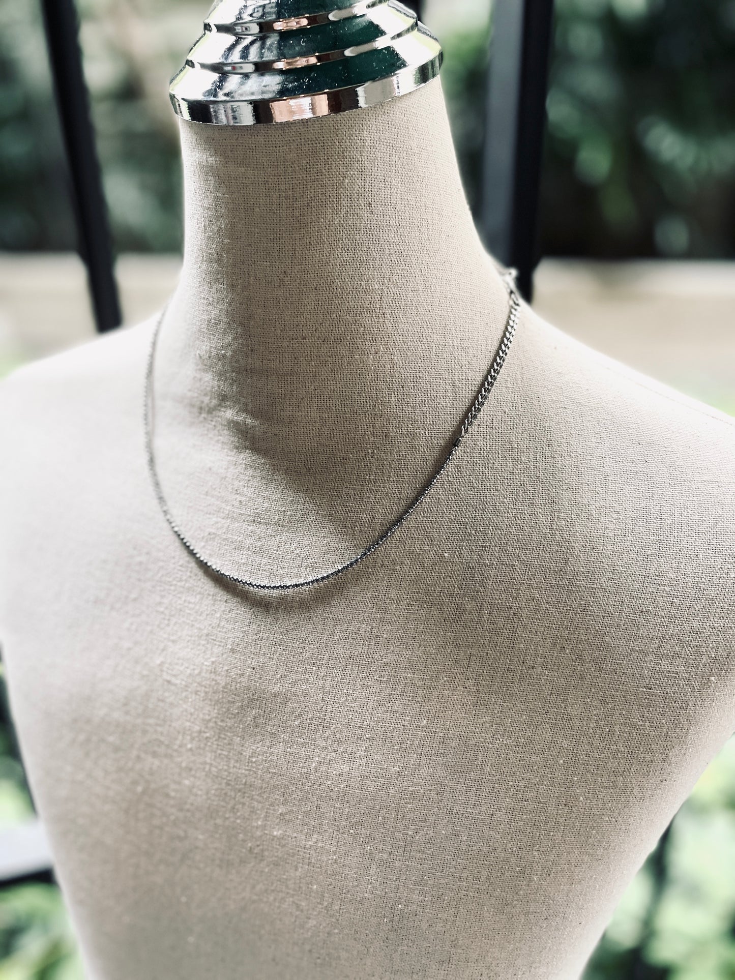 SP2 Sparkling Spinel Y Necklace chain Choker - MEKERA STUDIOS