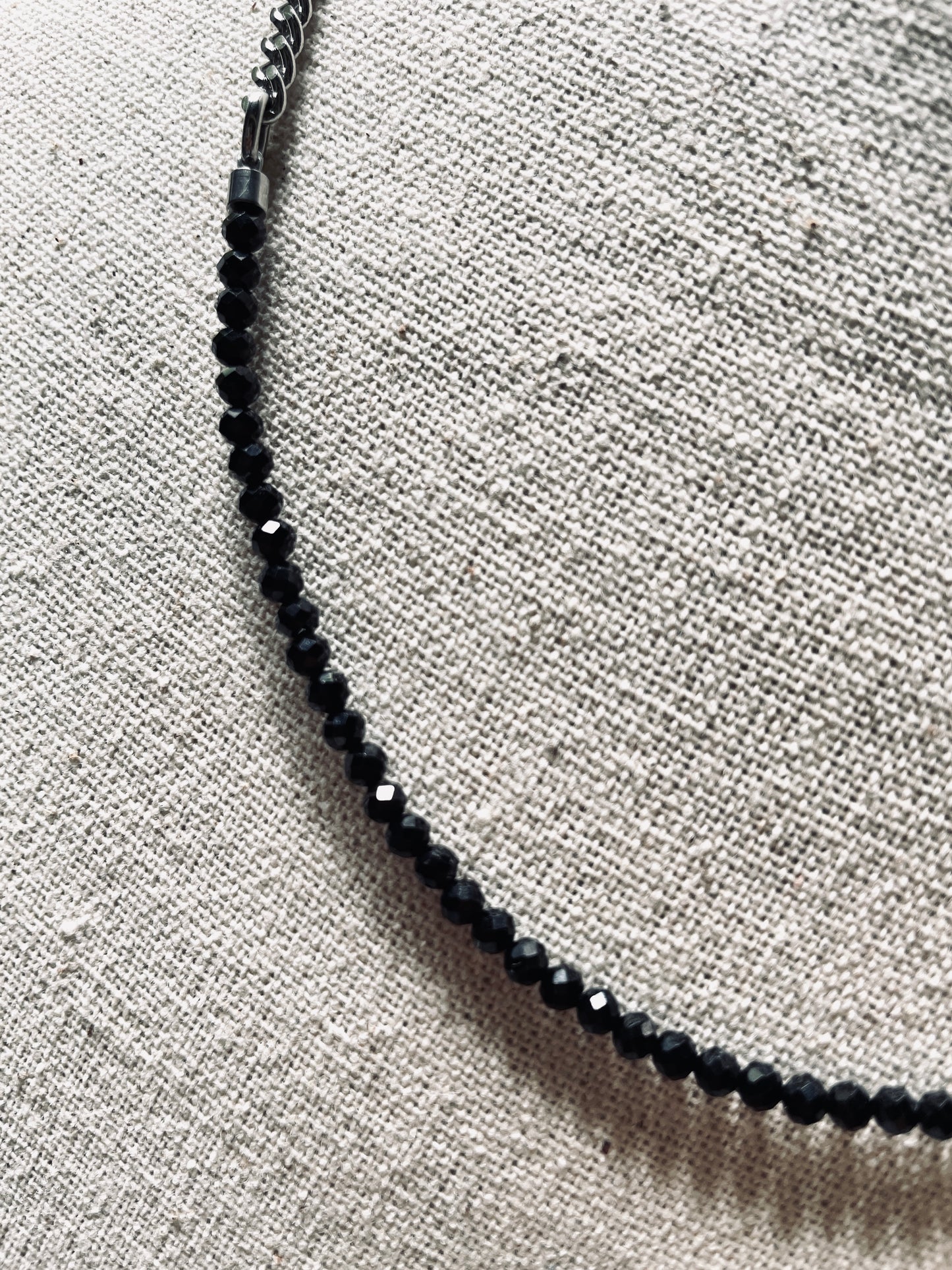 SP3 Sparkling Spinel Y Necklace chain Choker - MEKERA STUDIOS