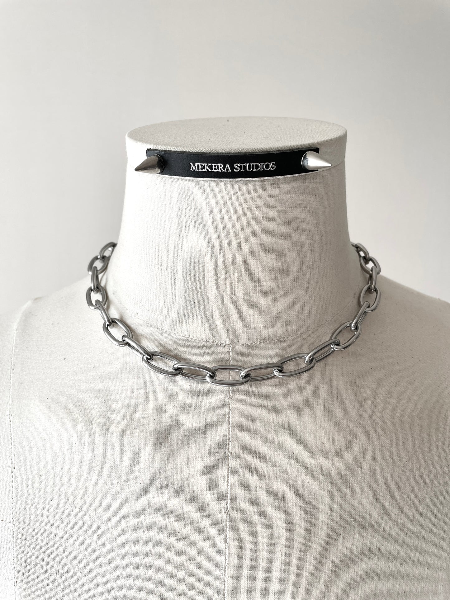 Chunky Link Chain Necklace Stainless steel RTB-N6 - MEKERA STUDIOS