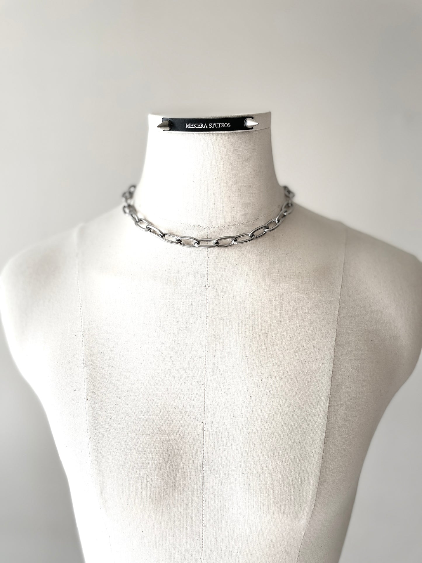 Chunky Link Chain Necklace Stainless steel RTB-N6 - MEKERA STUDIOS