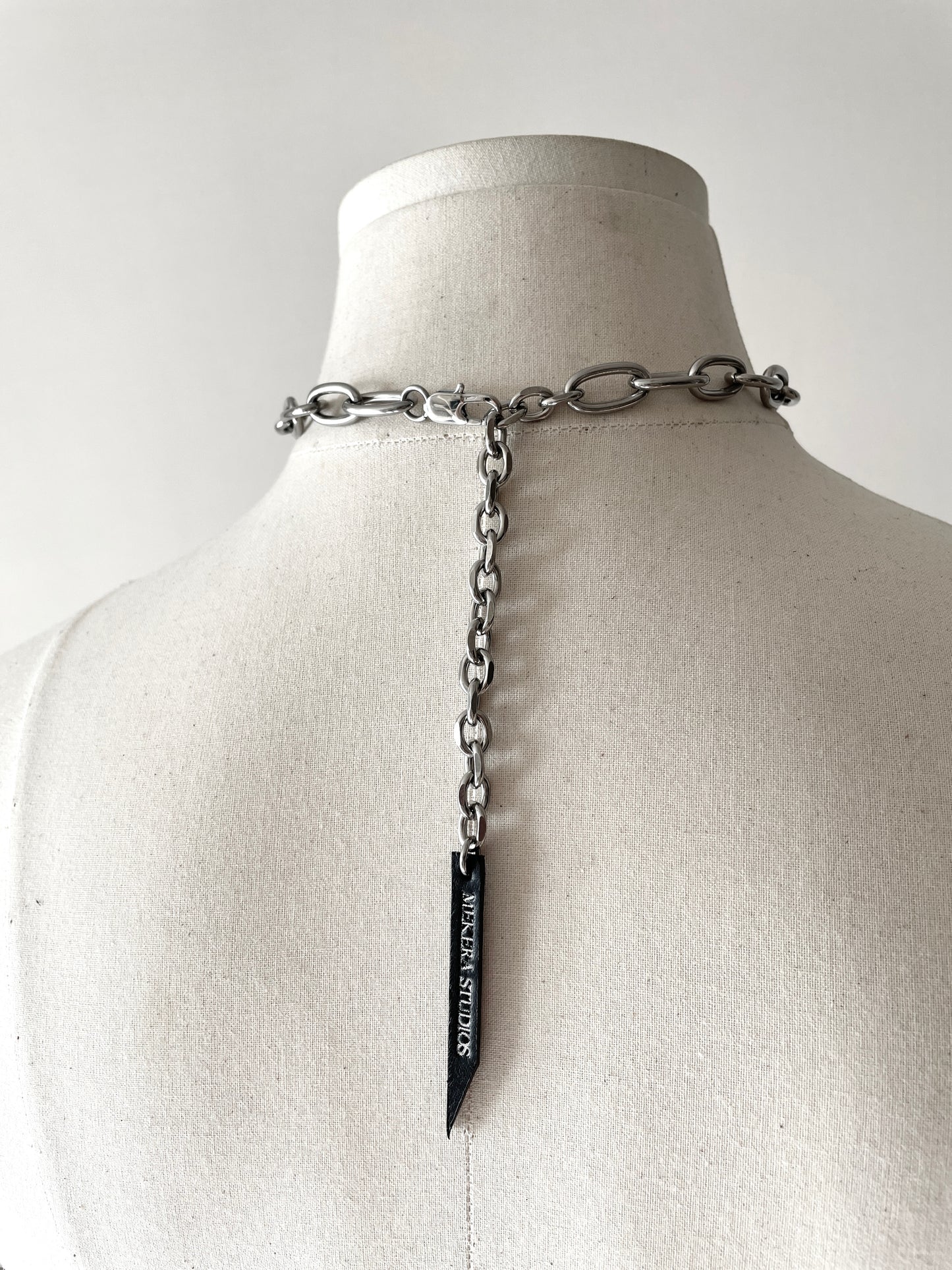 Chunky Link Chain Necklace Stainless steel RTB-N6 - MEKERA STUDIOS