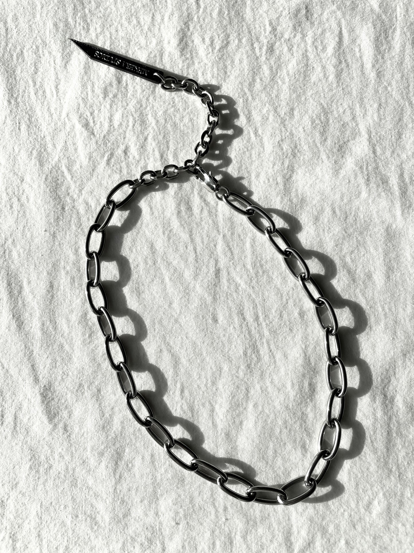 Chunky Link Chain Necklace Stainless steel RTB-N6 - MEKERA STUDIOS