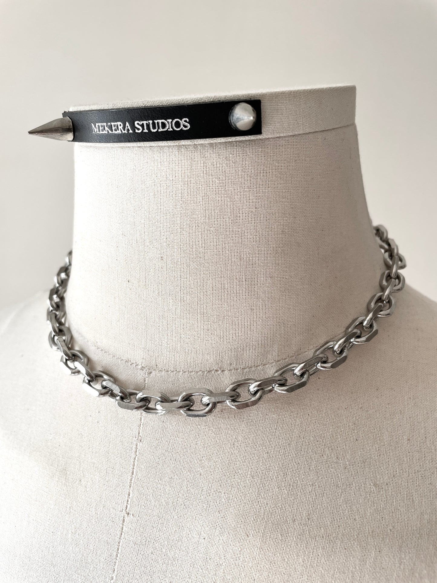 Cable Link Chain Necklace Stainless steel RTB-N5 - MEKERA STUDIOS