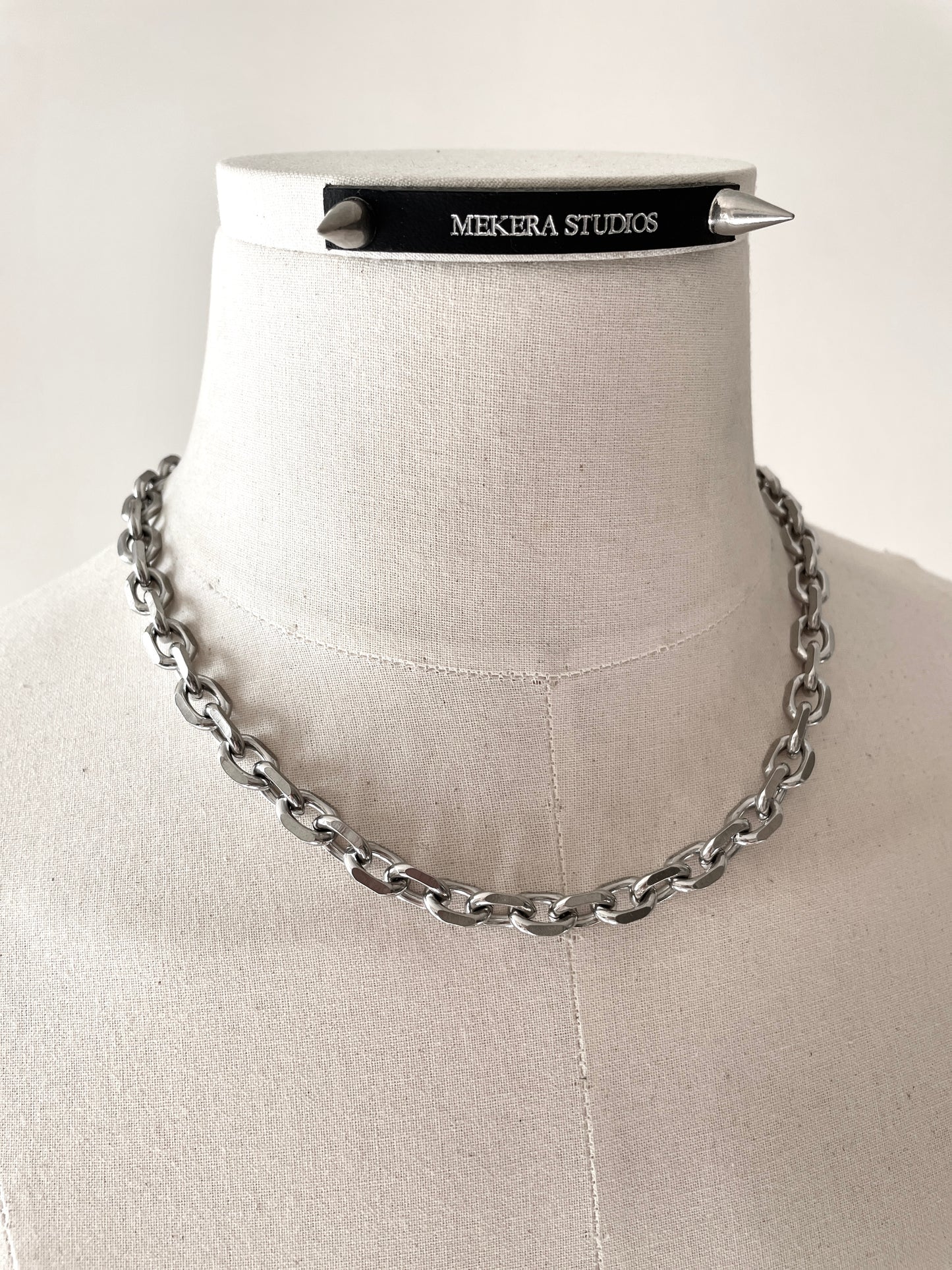 Cable Link Chain Necklace Stainless steel RTB-N5 - MEKERA STUDIOS
