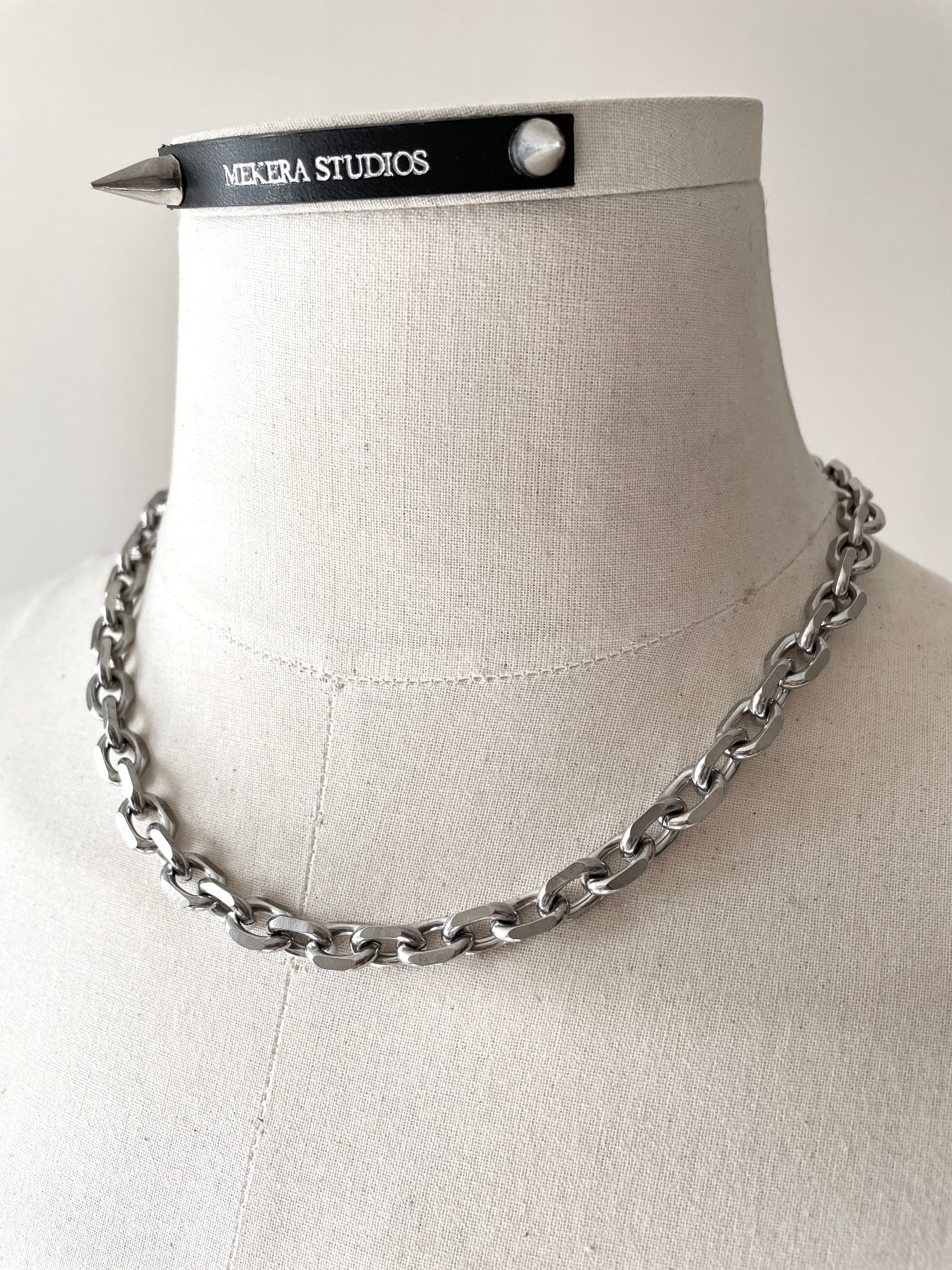 Cable Link Chain Necklace Stainless steel RTB-N5 - MEKERA STUDIOS