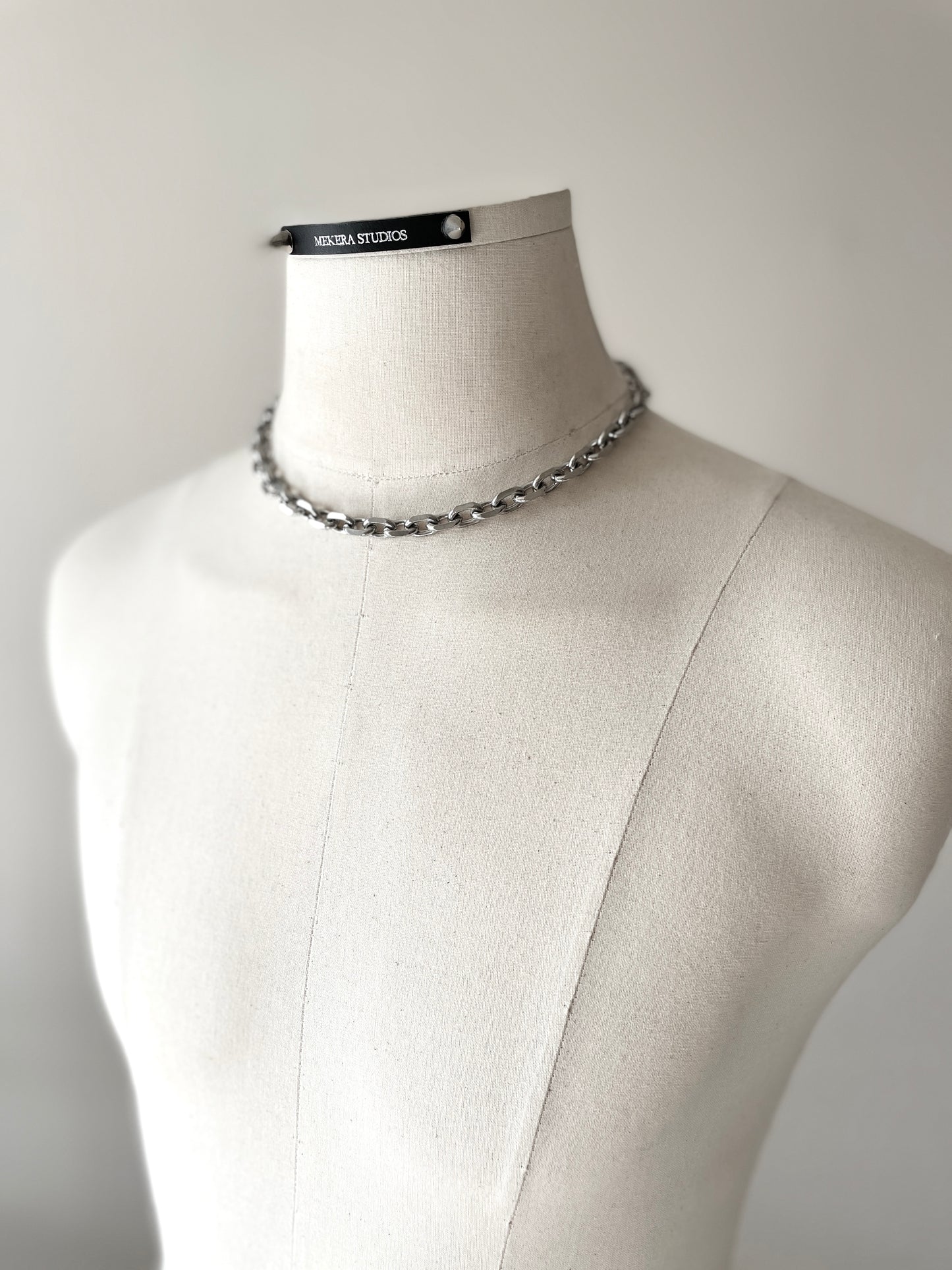 Cable Link Chain Necklace Stainless steel RTB-N5 - MEKERA STUDIOS